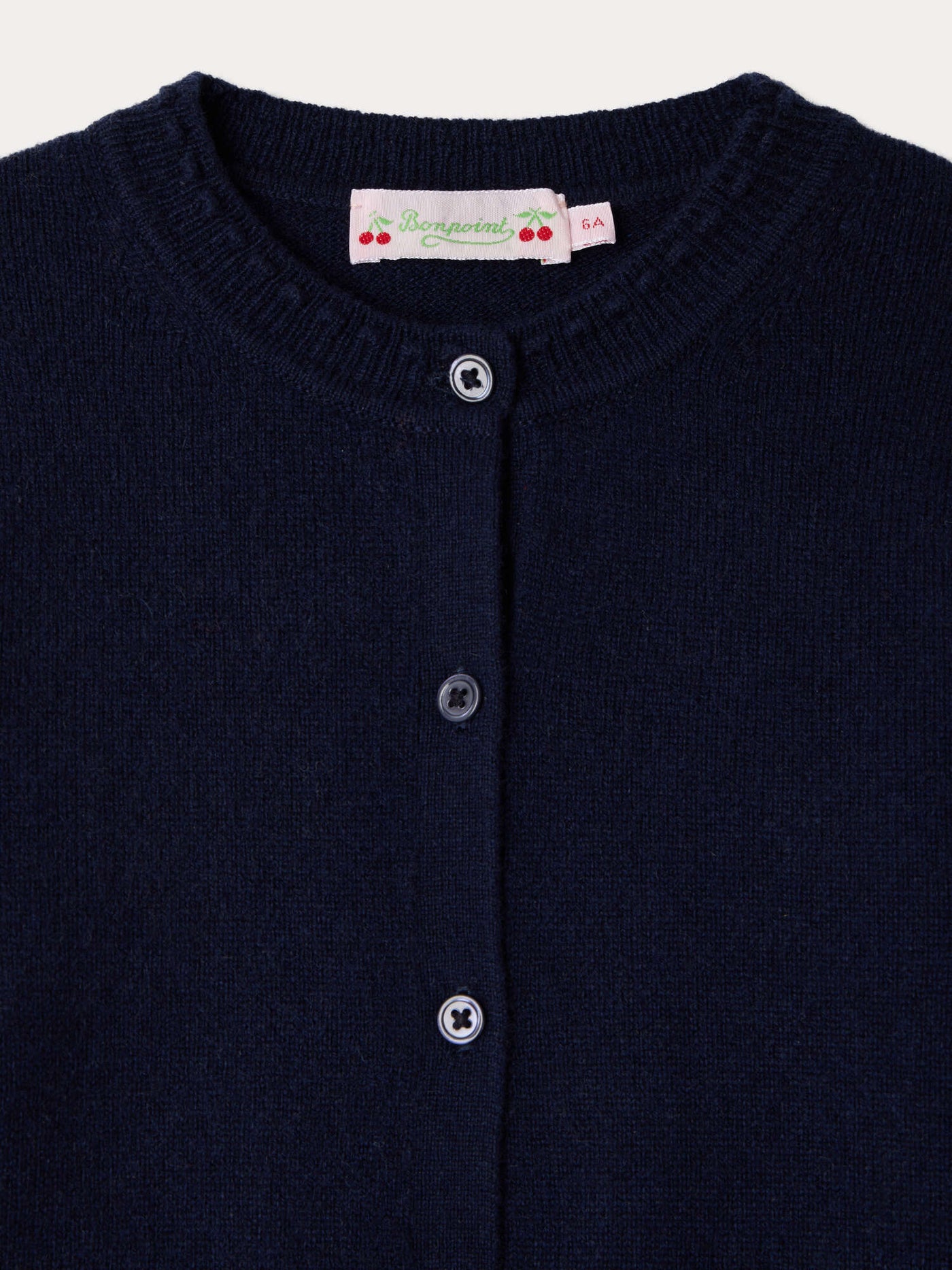 Meriane navy cashmere cardigan