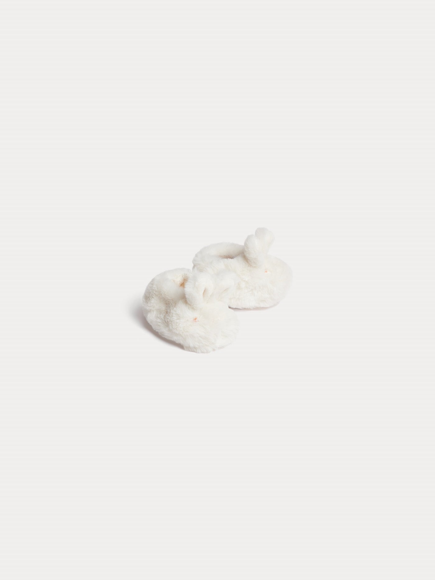Rabbit faux fur slippers