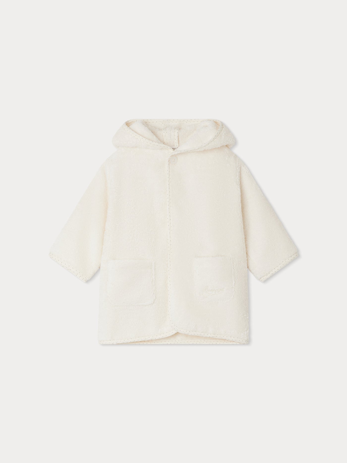 Apeign Terry Cloth Bathrobe milk white