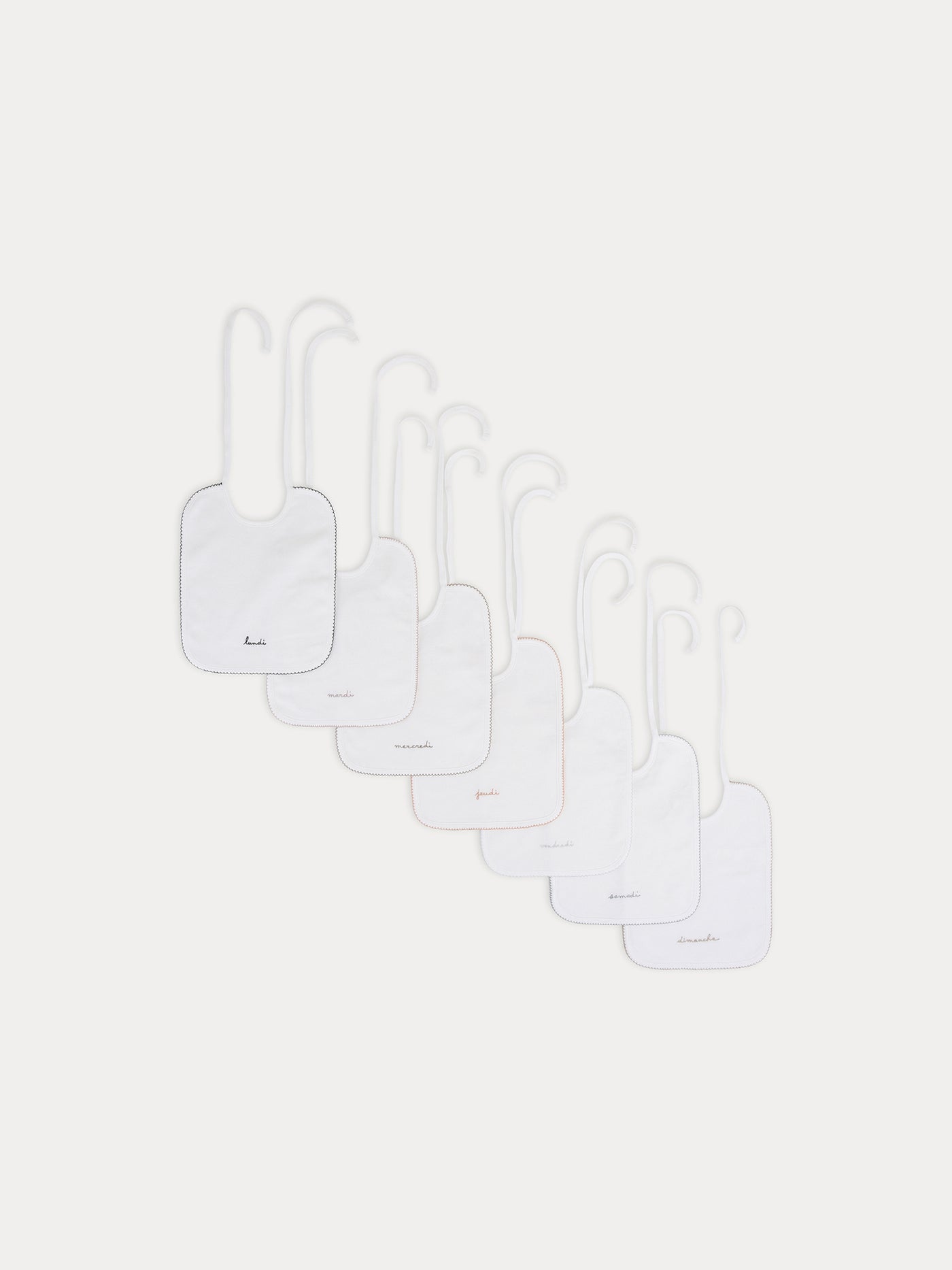 Days of the Week Bib Set