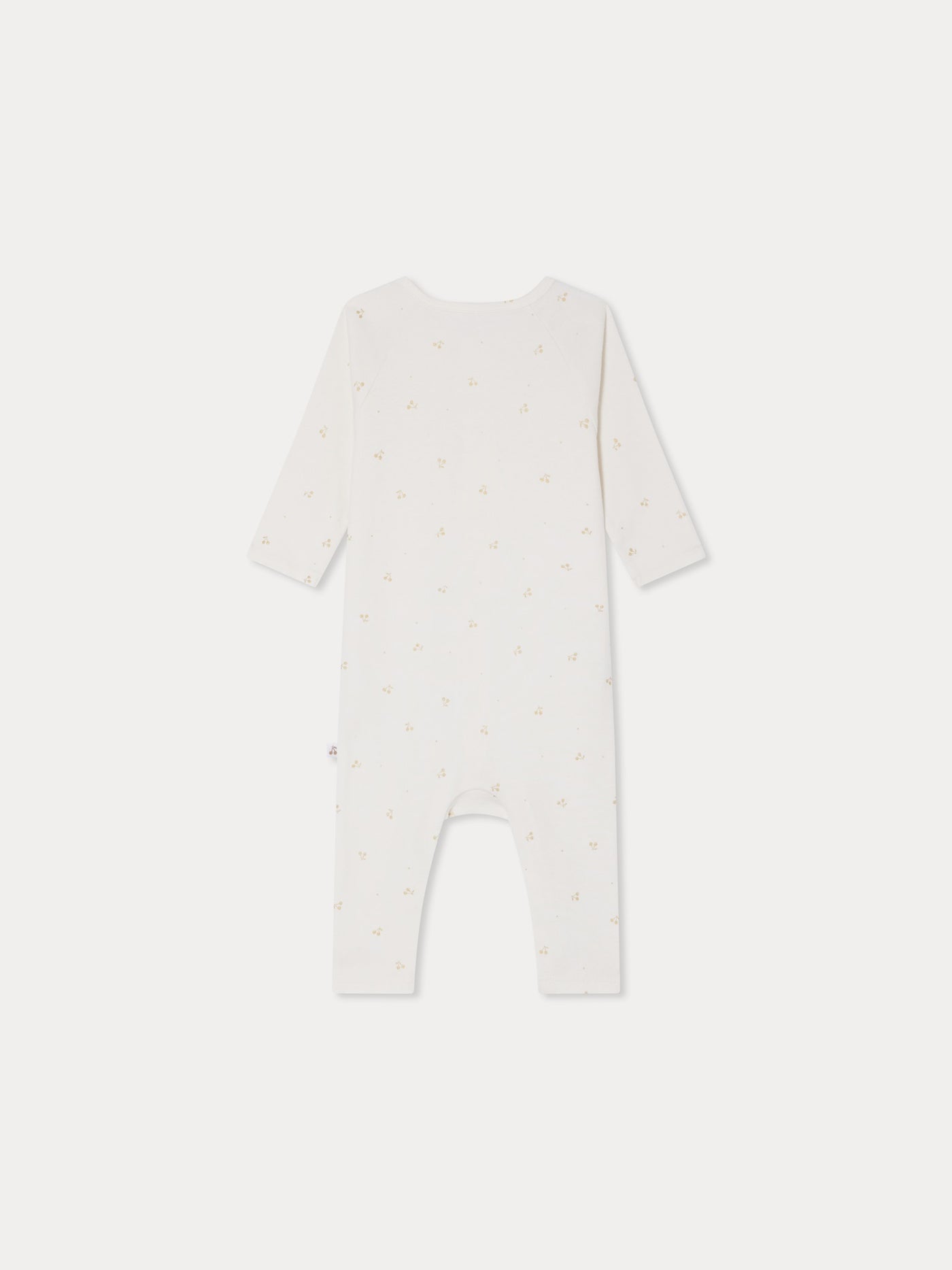 Triou cherry print pajamas in organic cotton
