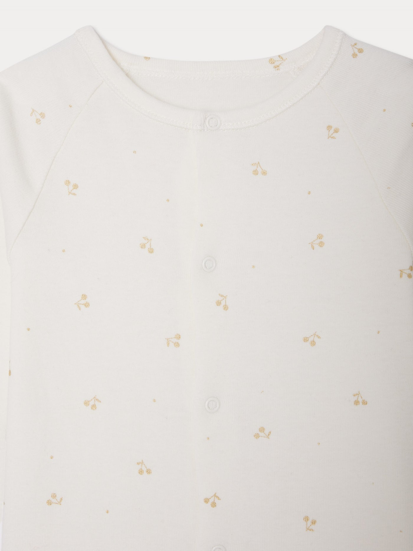 Triou cherry print pajamas in organic cotton