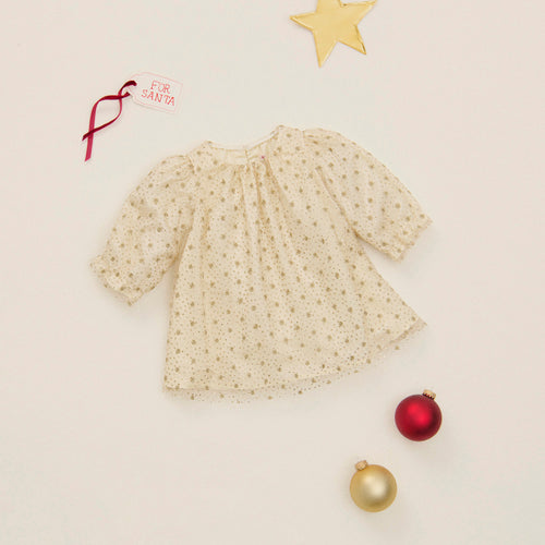 Jelisa embroidered tulle dress with lining