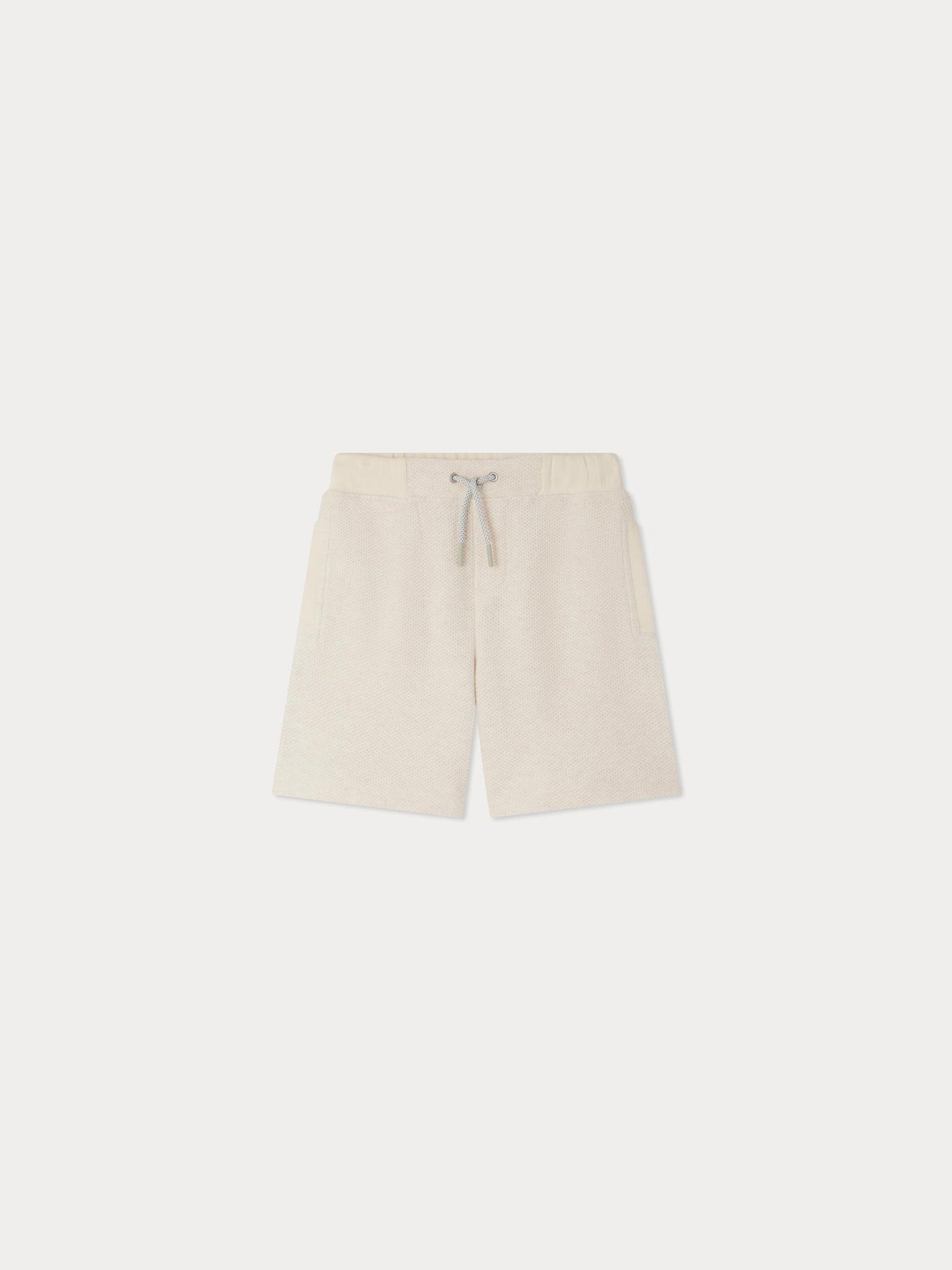 Ed embroidered bermuda shorts in fleece