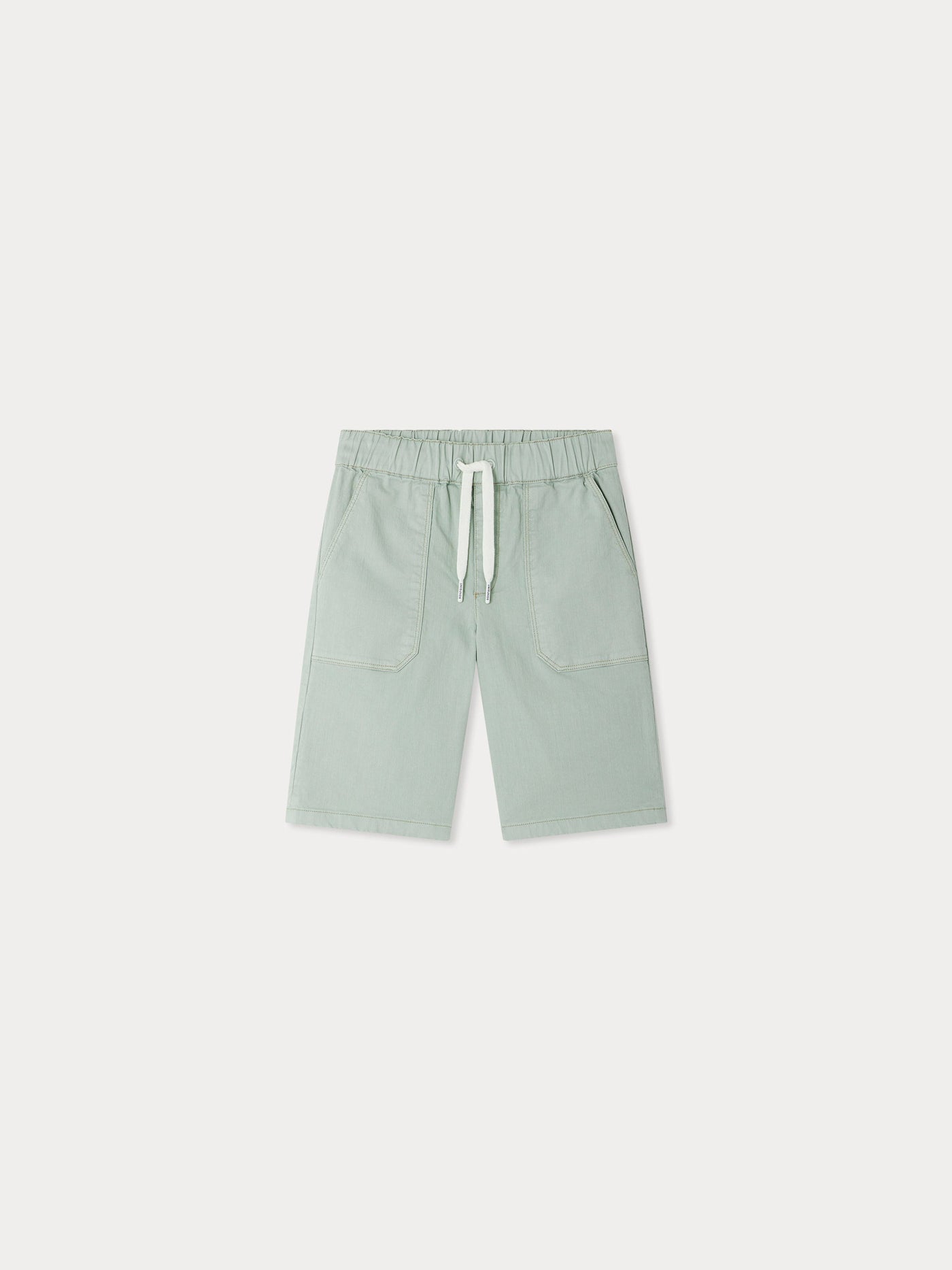 Syl denim bermuda shorts with drawstrings