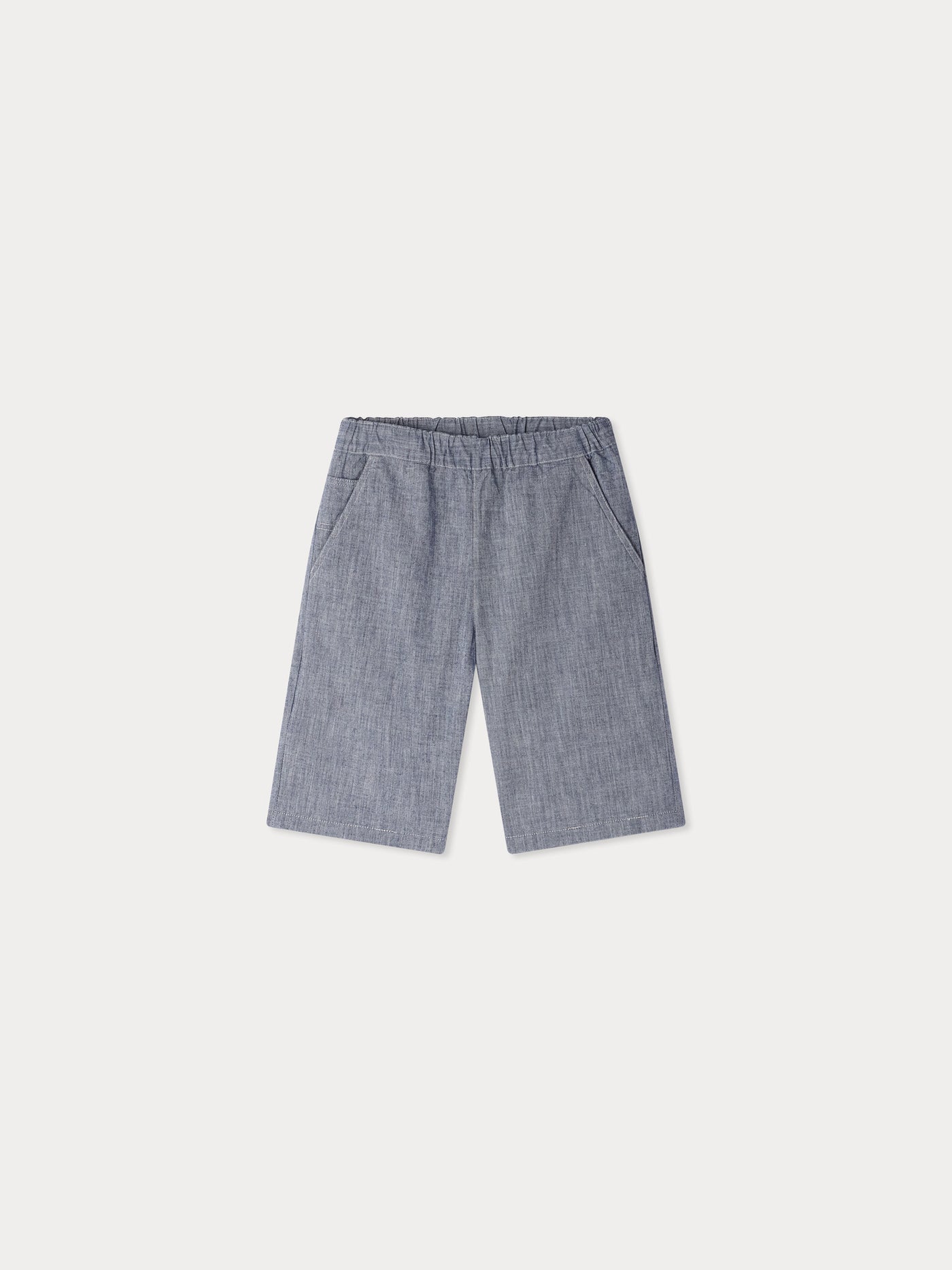 Erno shorts in chambray with elastic waist