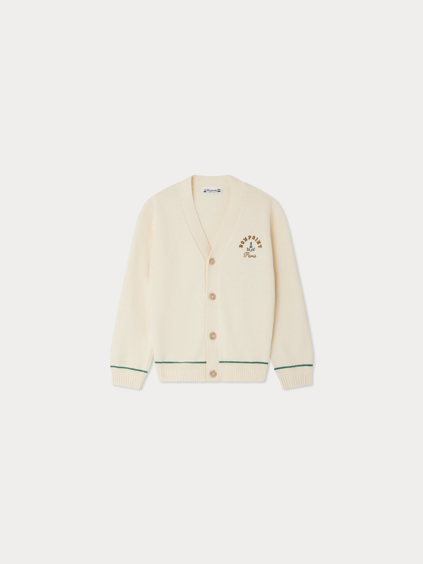 Ermin cardigan with embroideries