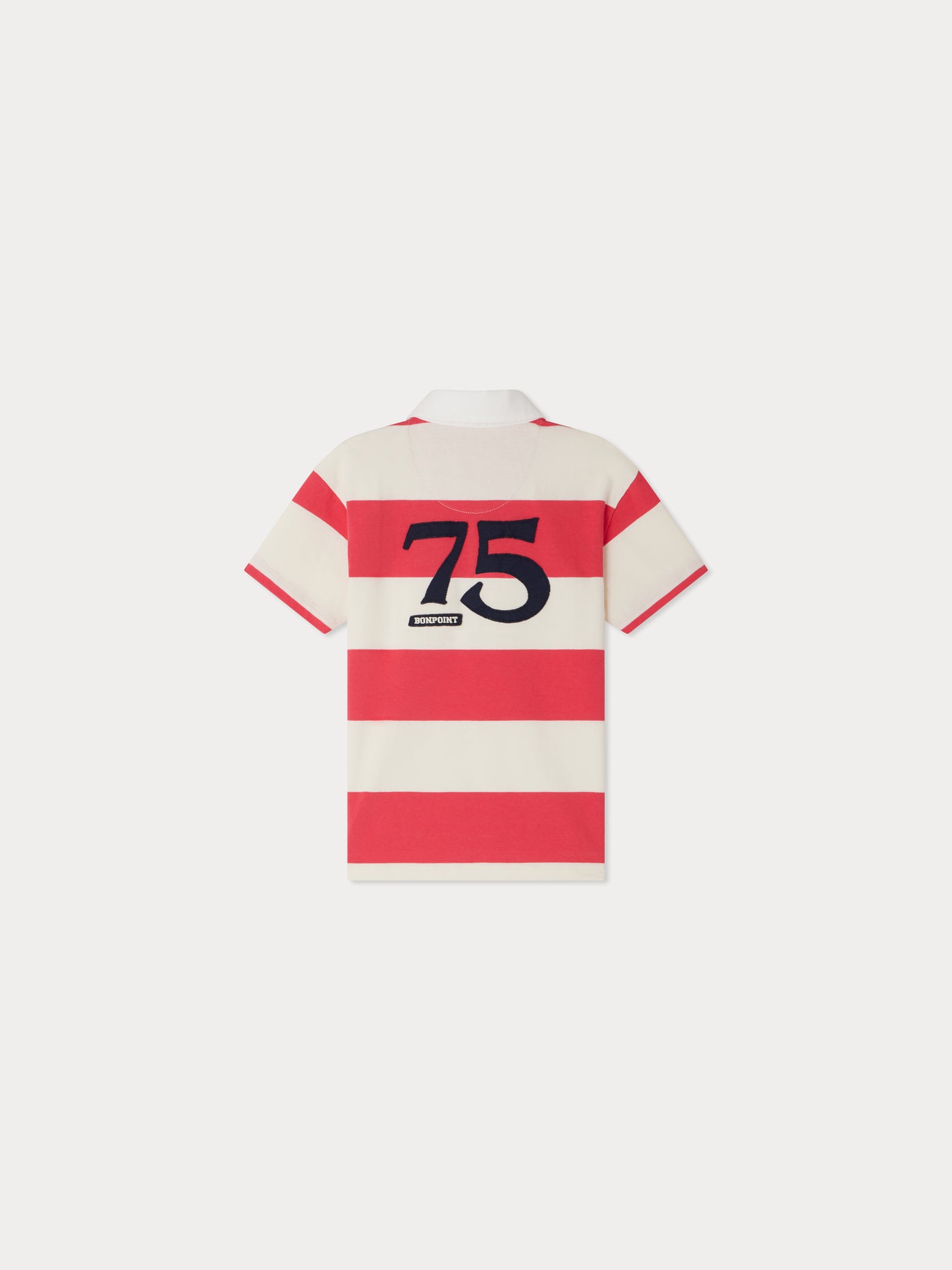 Erman striped polo in organic cotton