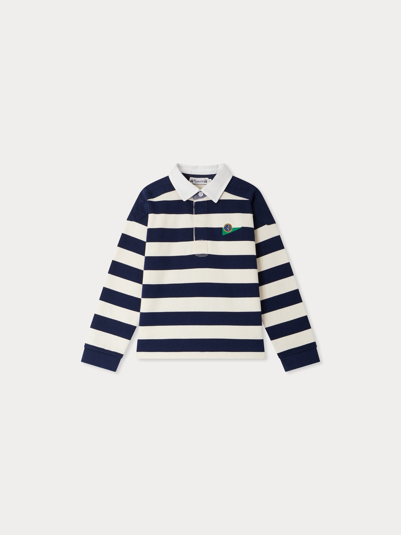 Edman striped polo