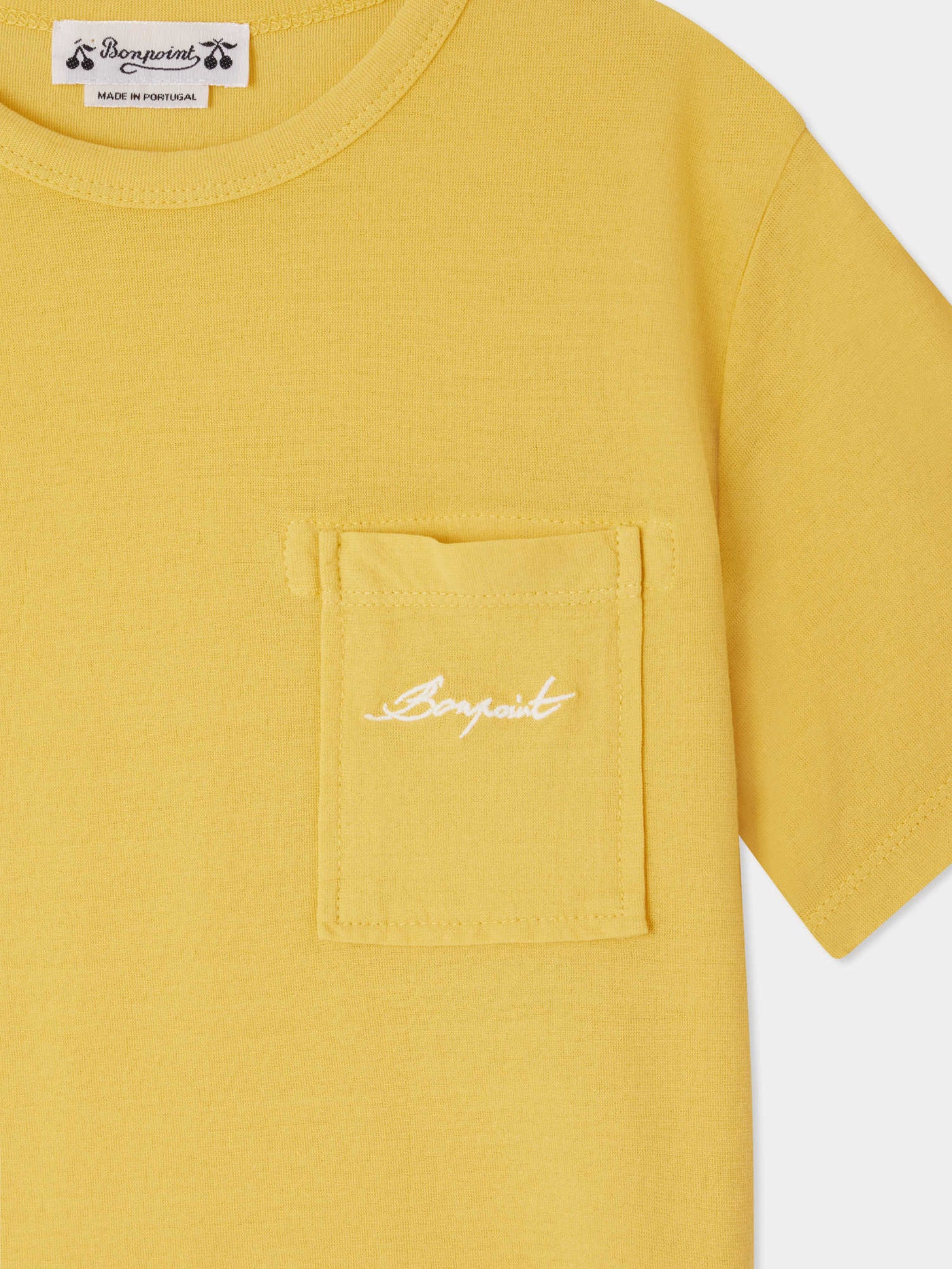 Elrador embroidered yellow t-shirt