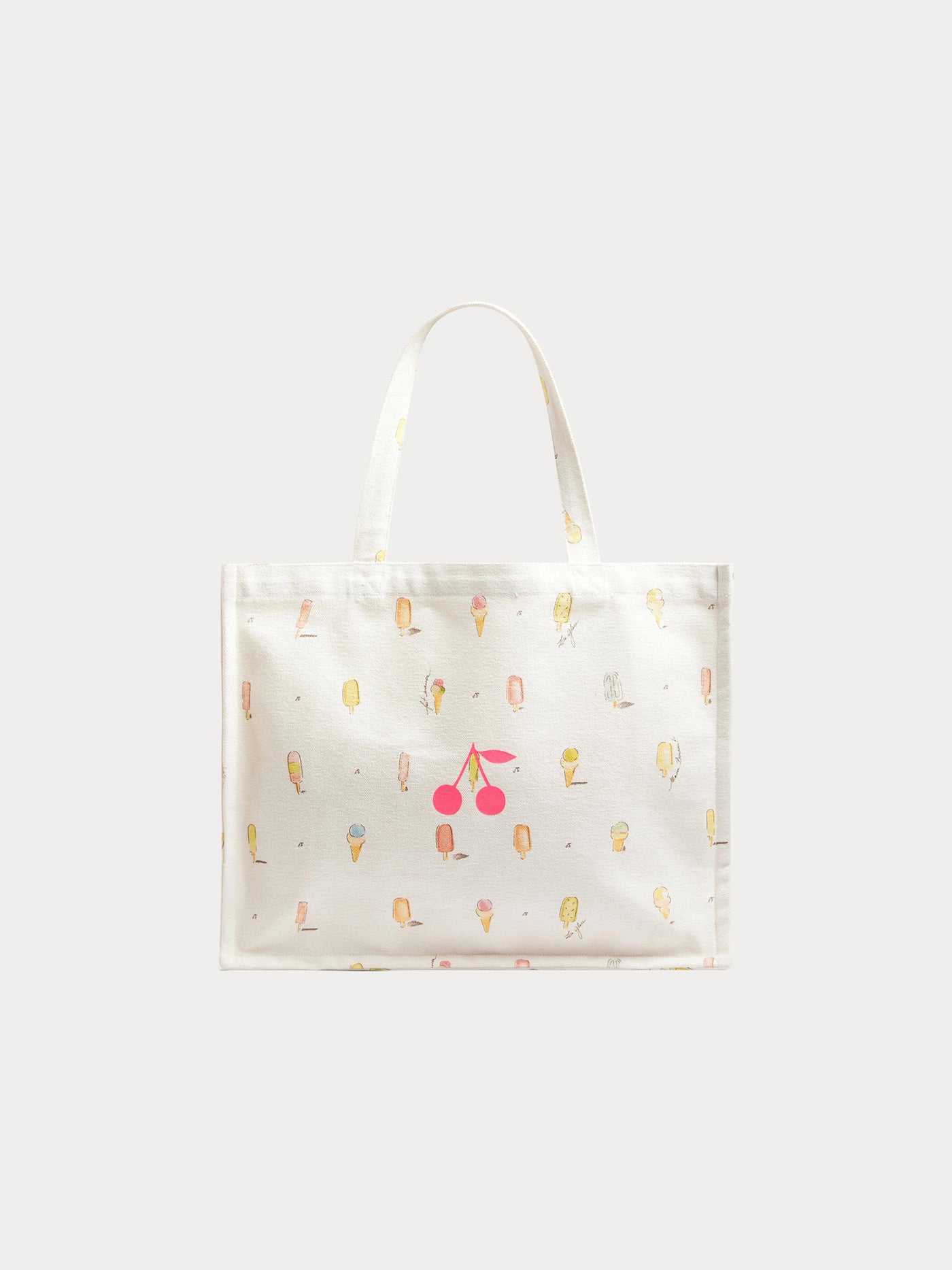 Emiko reversible tote bag with ice-cream print