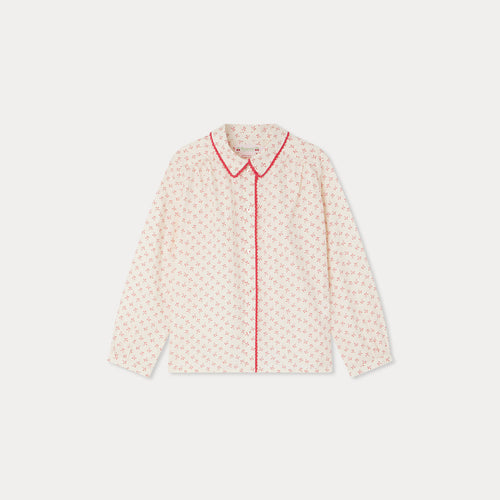 Basiline blouse in printed poplin