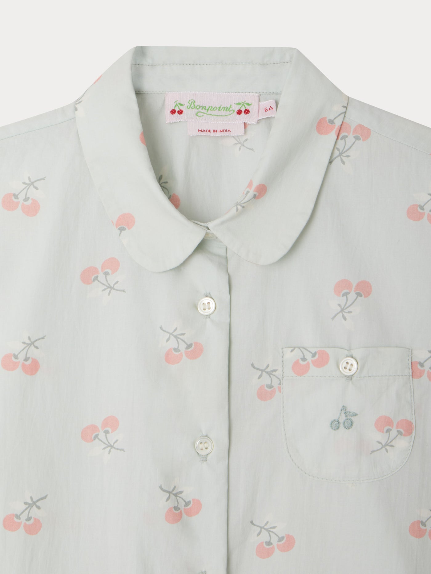 Ava blouse in printed poplin