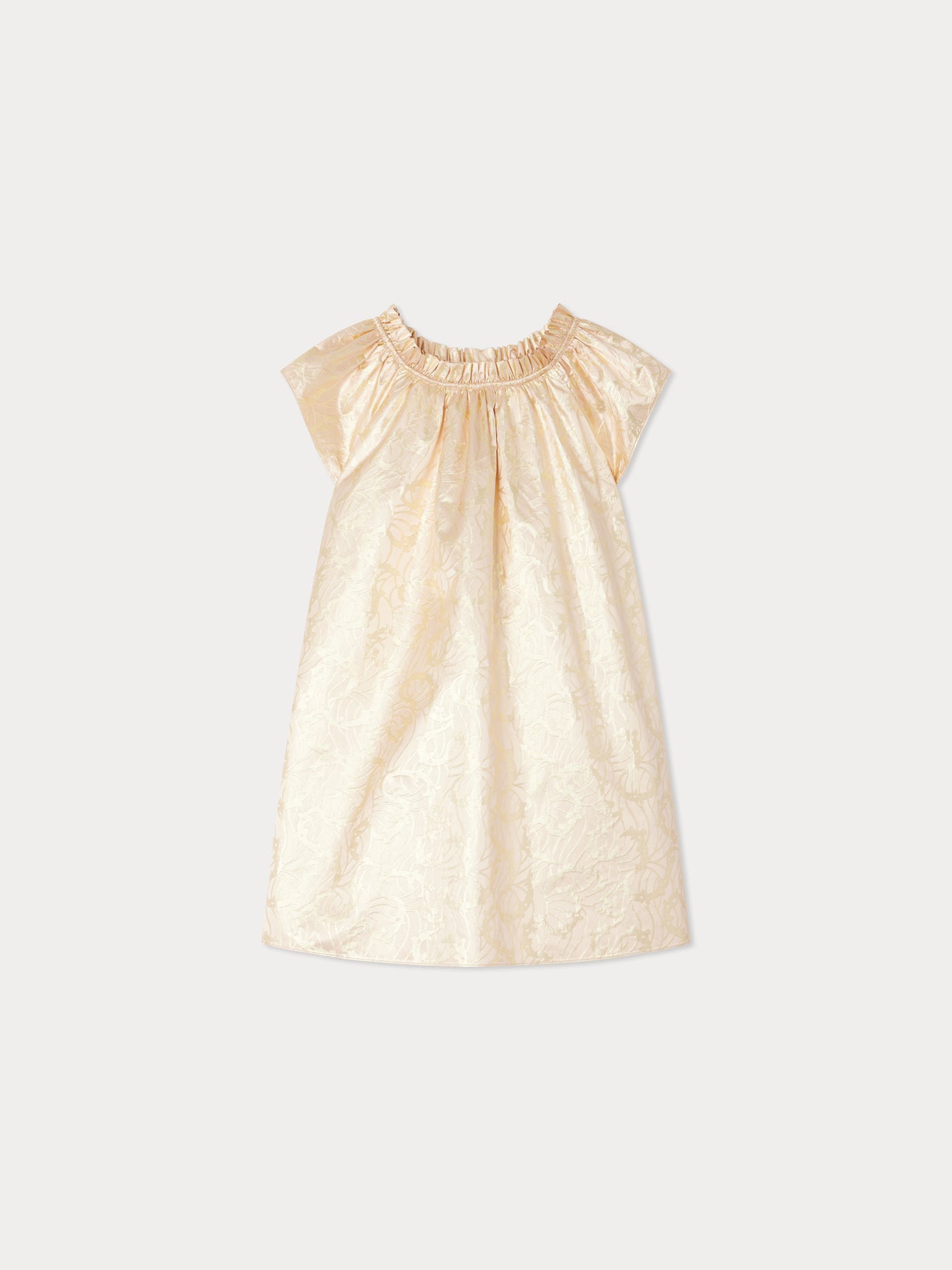 Charlotte dress in shiny silk