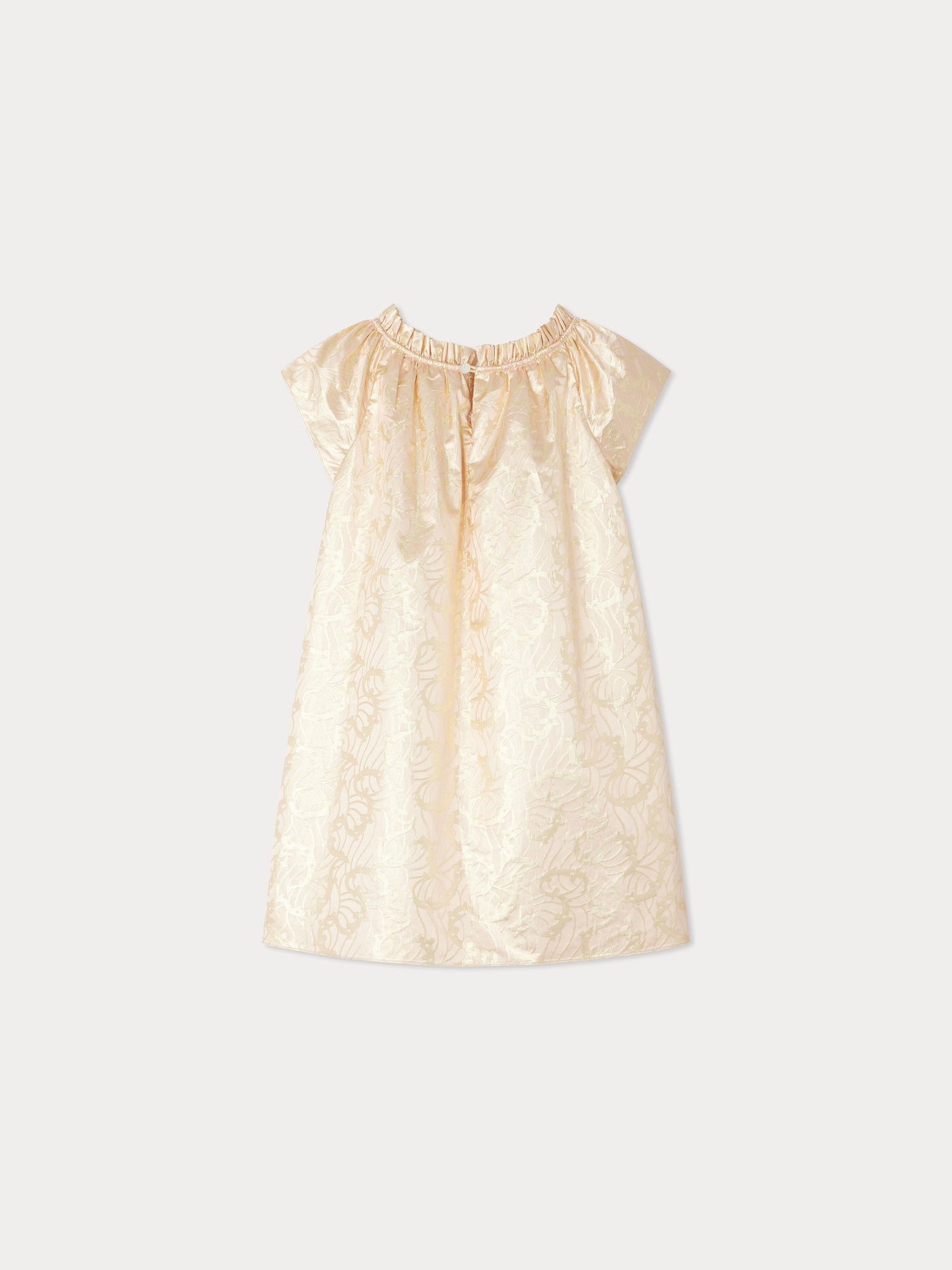 Charlotte dress in shiny silk