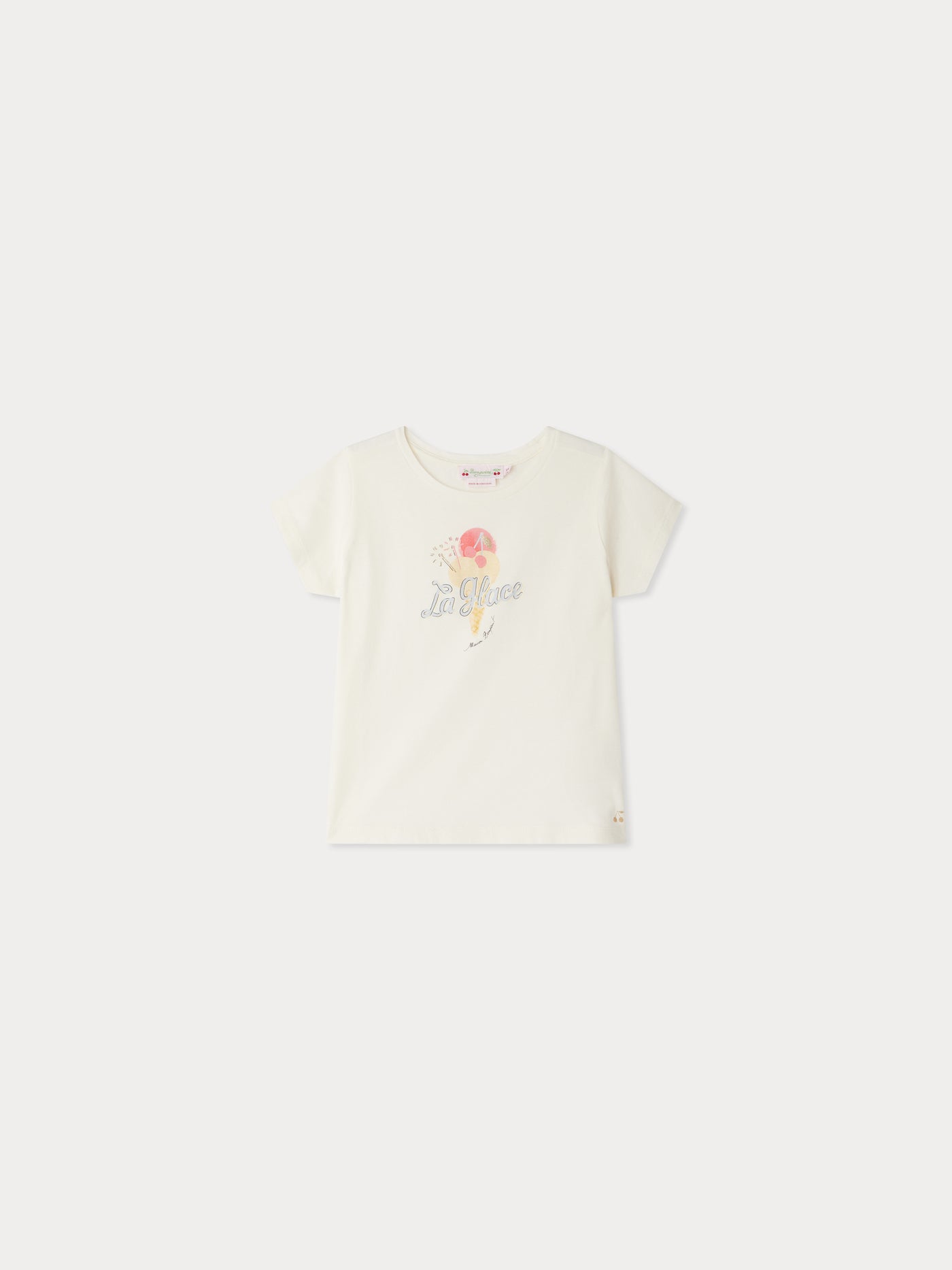 Alcala t-shirt with ice-cream print in organic cotton