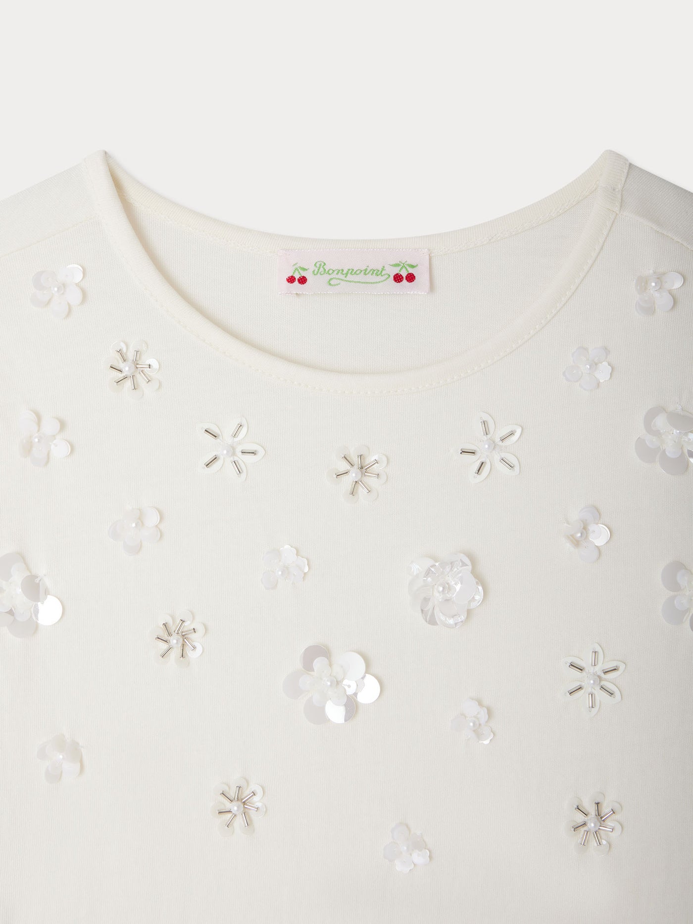 Capricia t-shirt with sequin embroideries