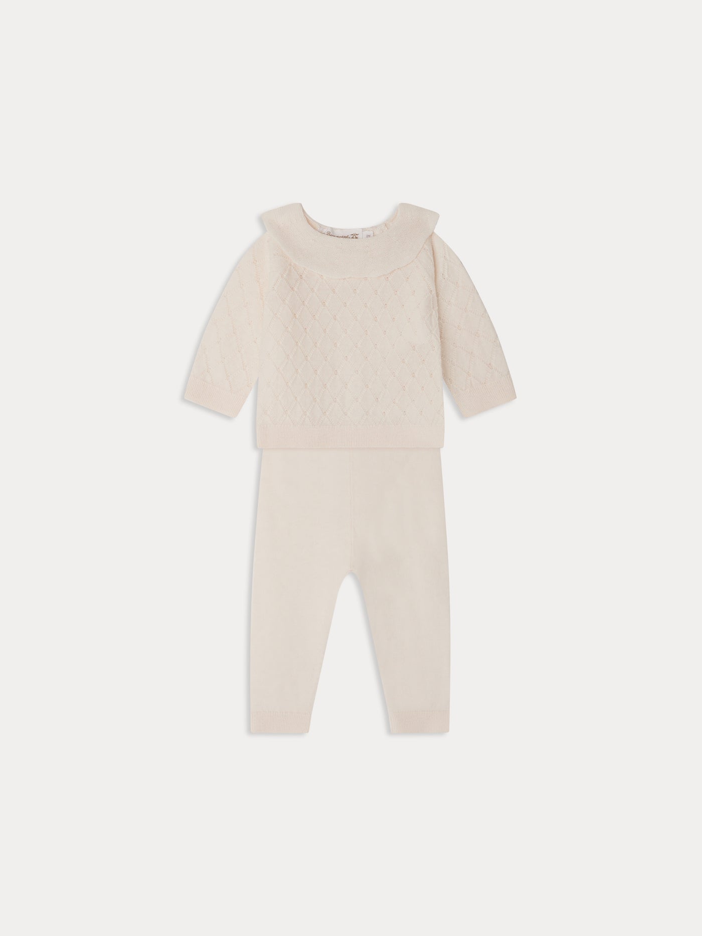 Anisa wool set with collar