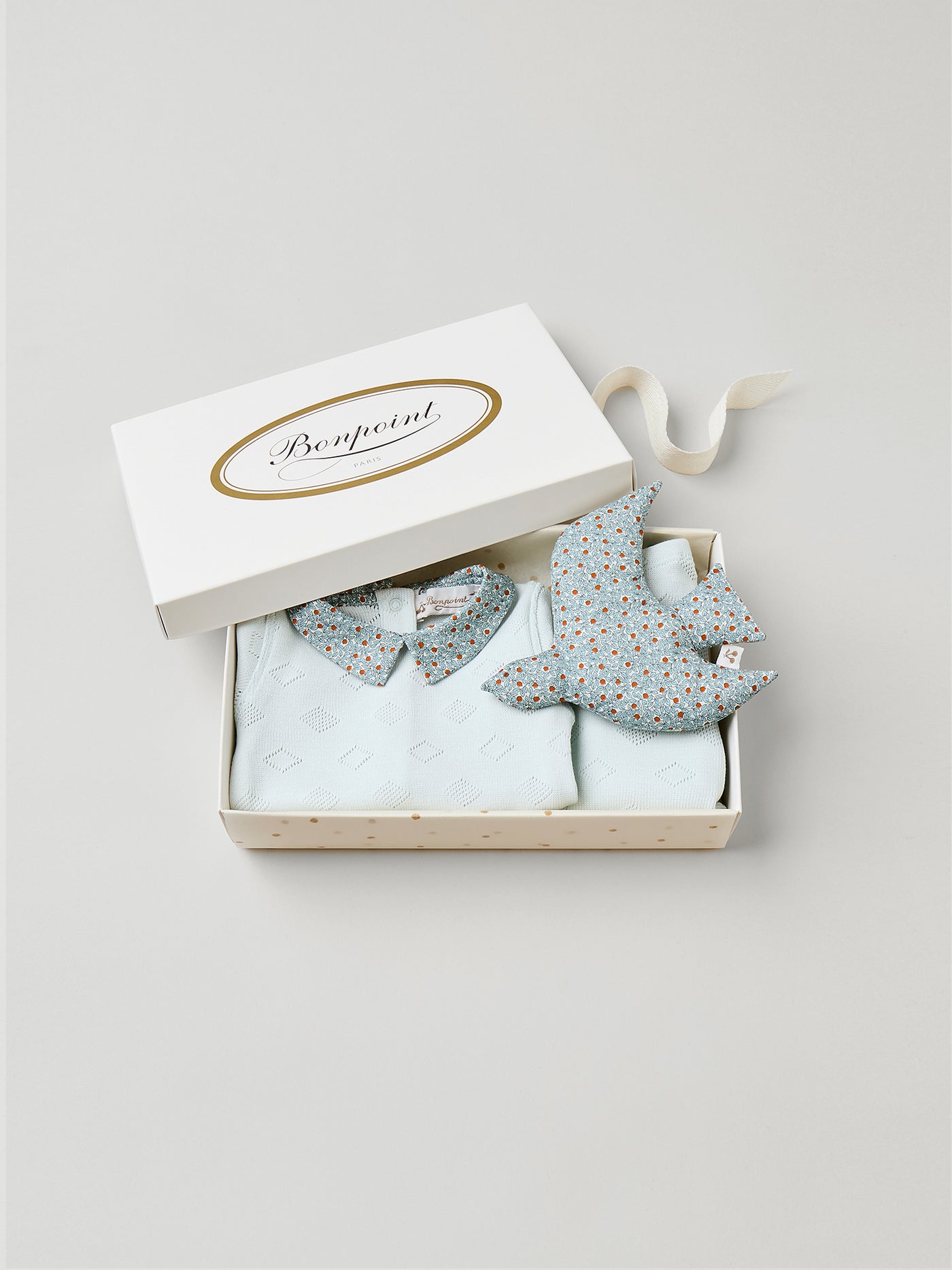 Denice gift set made with blue Liberty fabrics