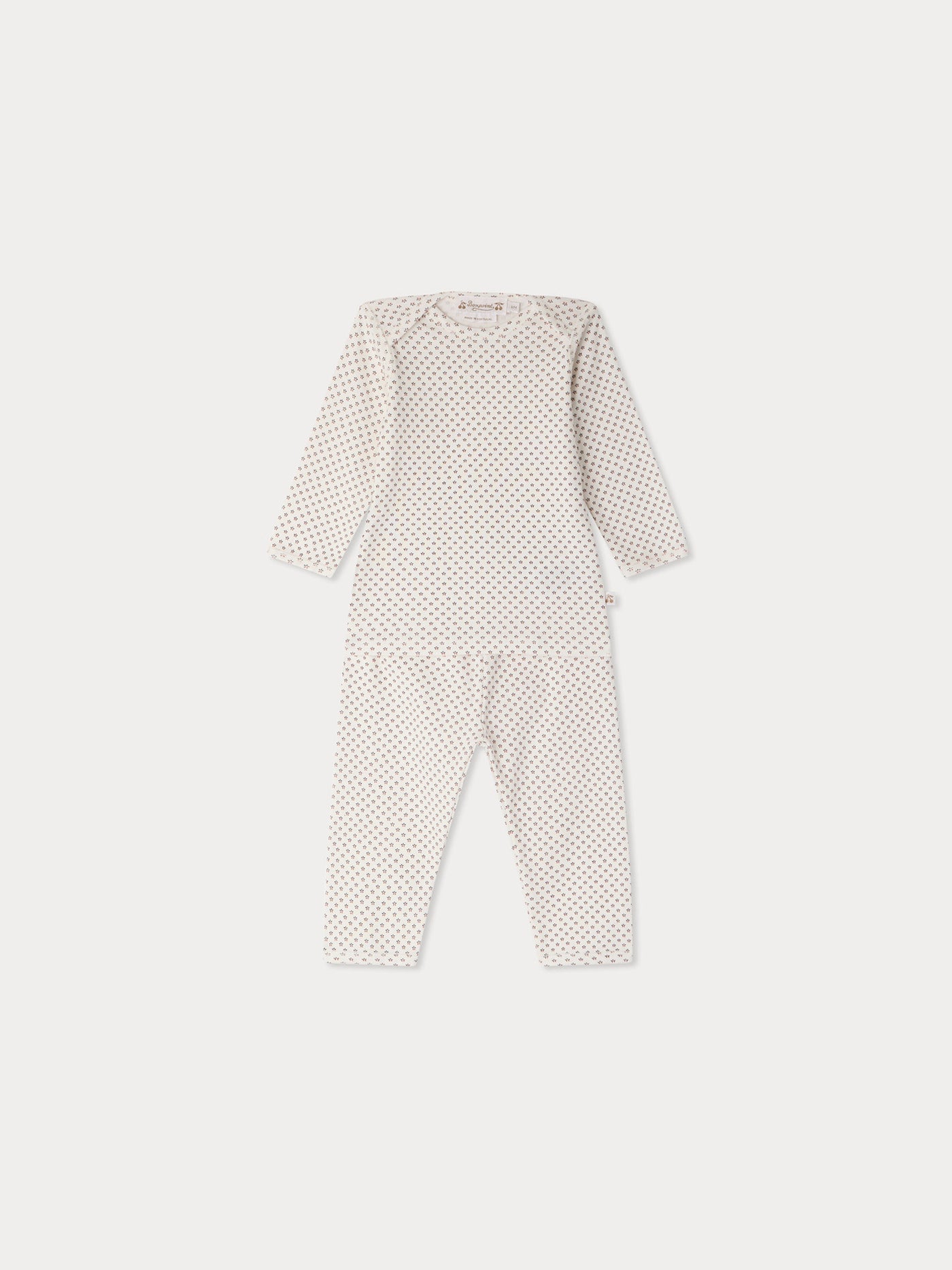 Timi set in cotton with geometric print