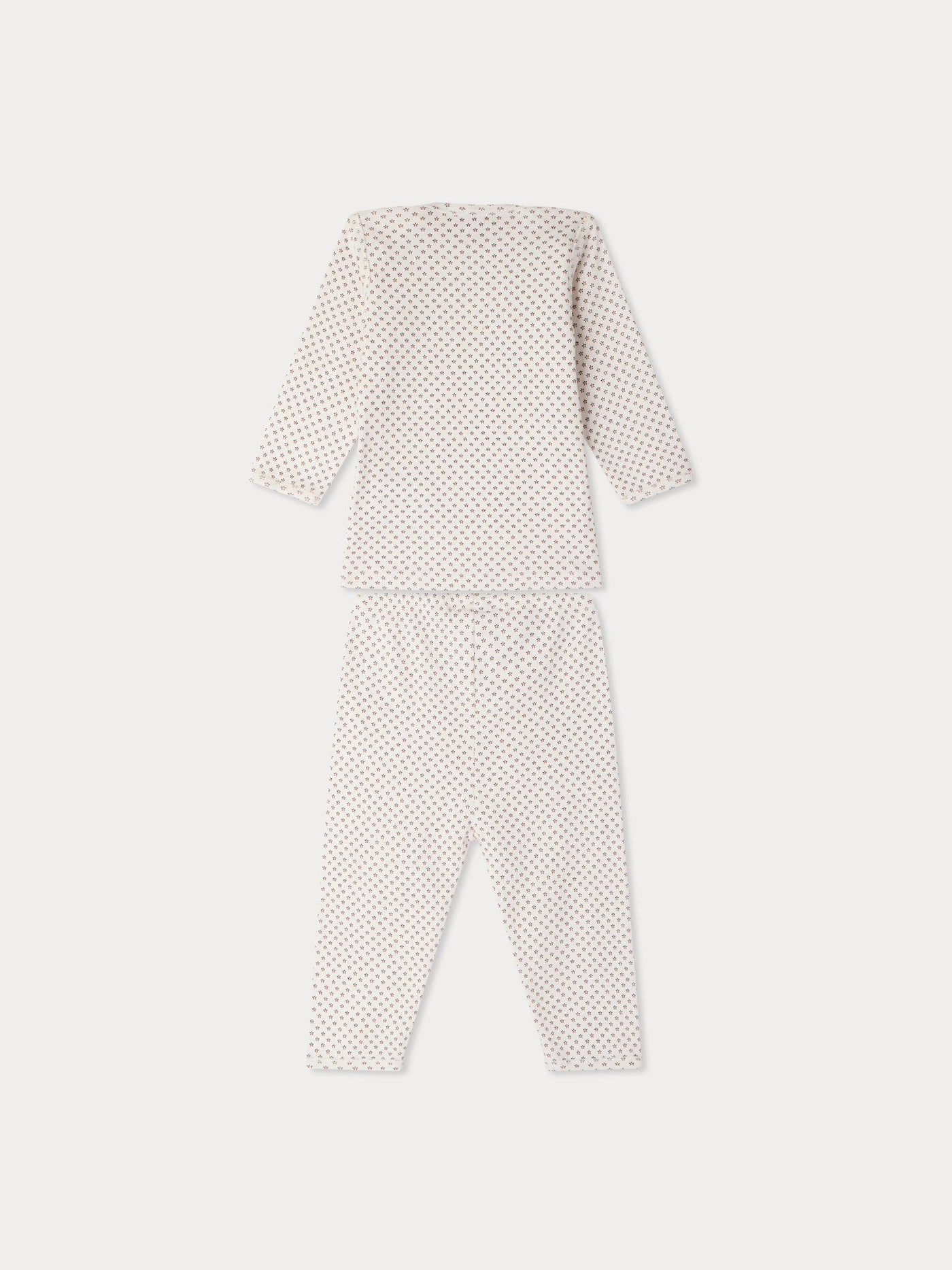 Timi set in cotton with geometric print