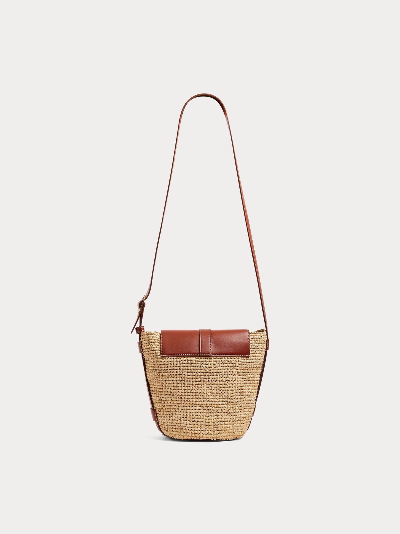 Bonpoint x Vanessa Seward  Enjie bag with shoulder strap in raffia