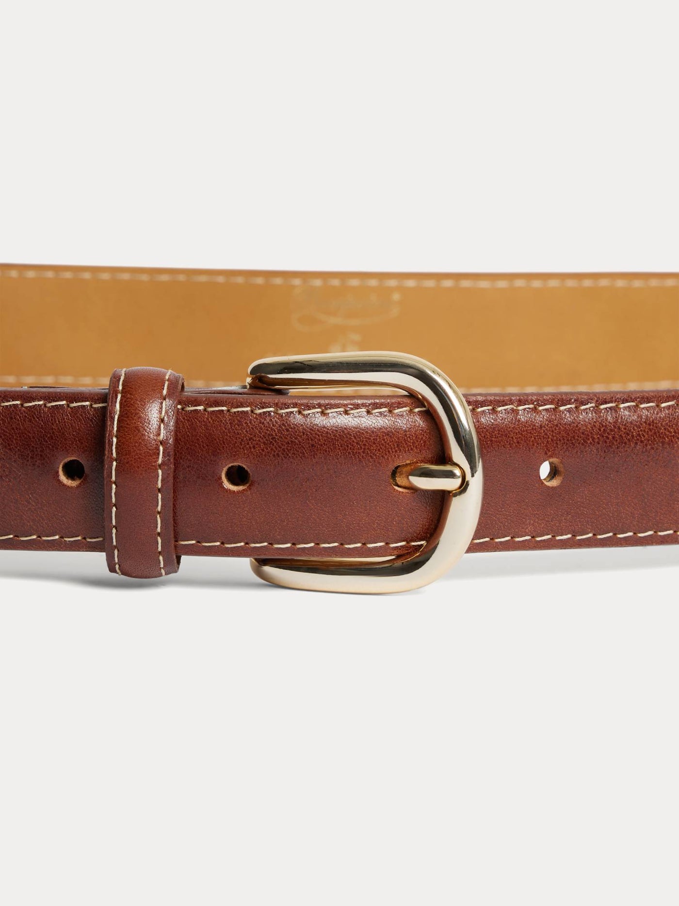 Bonpoint x Vanessa Seward Lutese belt in beige leather