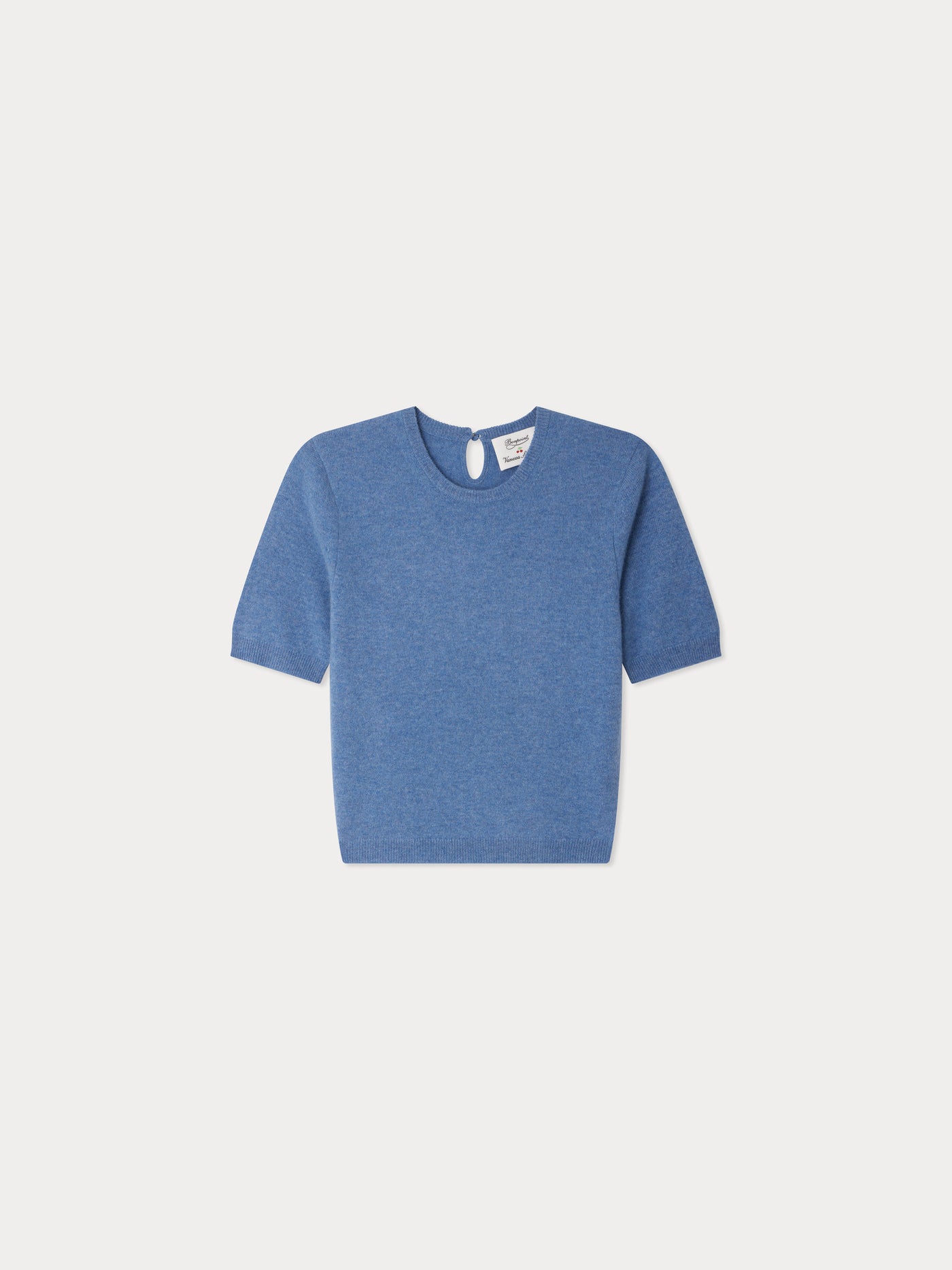 Bonpoint x Vanessa Seward Ginger sweater in blue cashmere