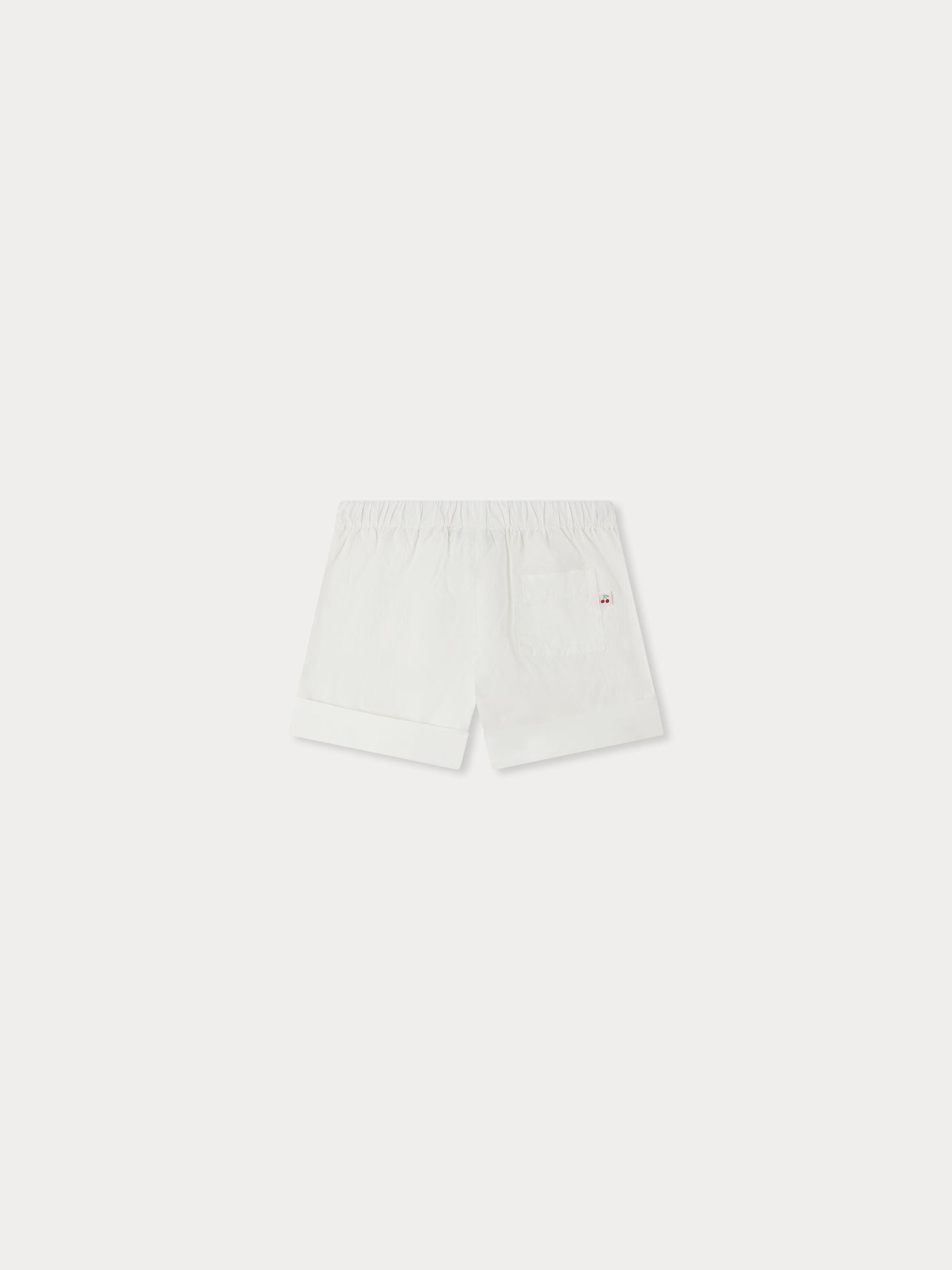 Ecandy shorts in white poplin