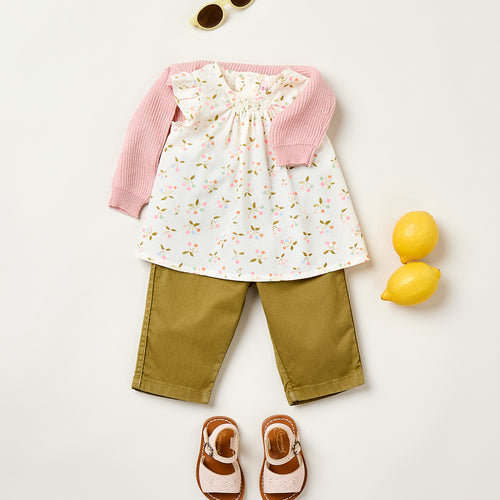 Narni blouse with cherry print