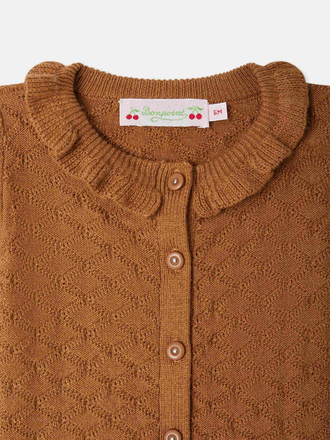 Elmie cashmere cardigan with collar