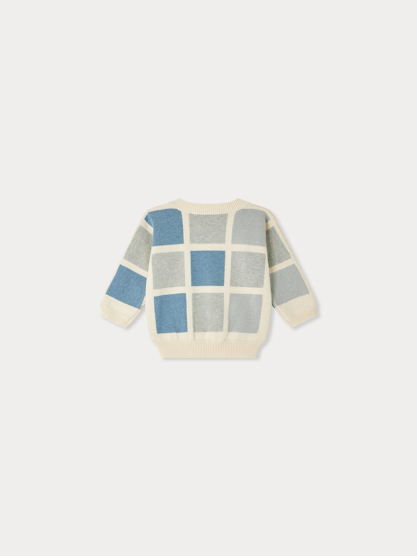 Gallen sweater colorblock with checks