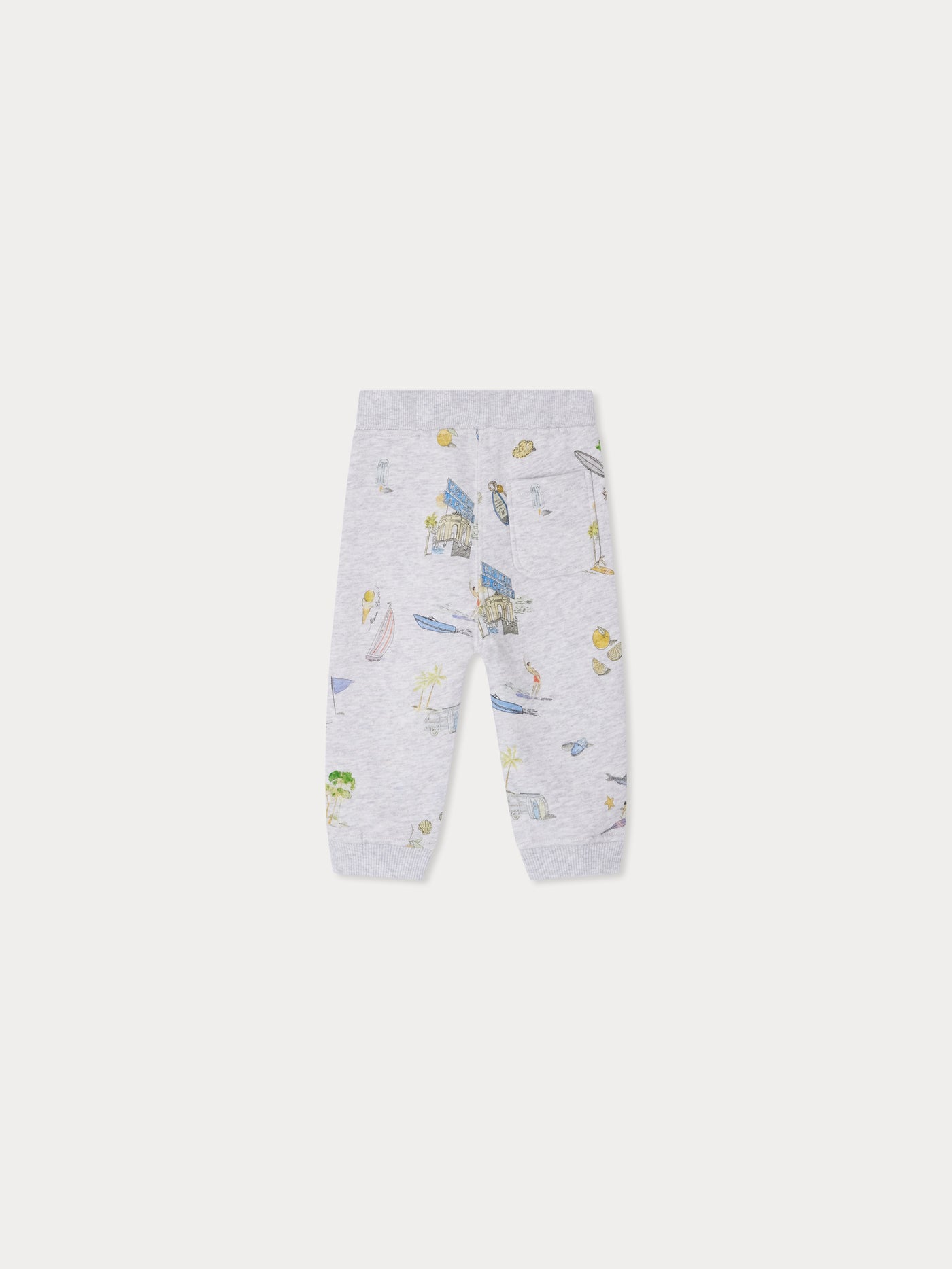 Bram jogging pants with surfer print