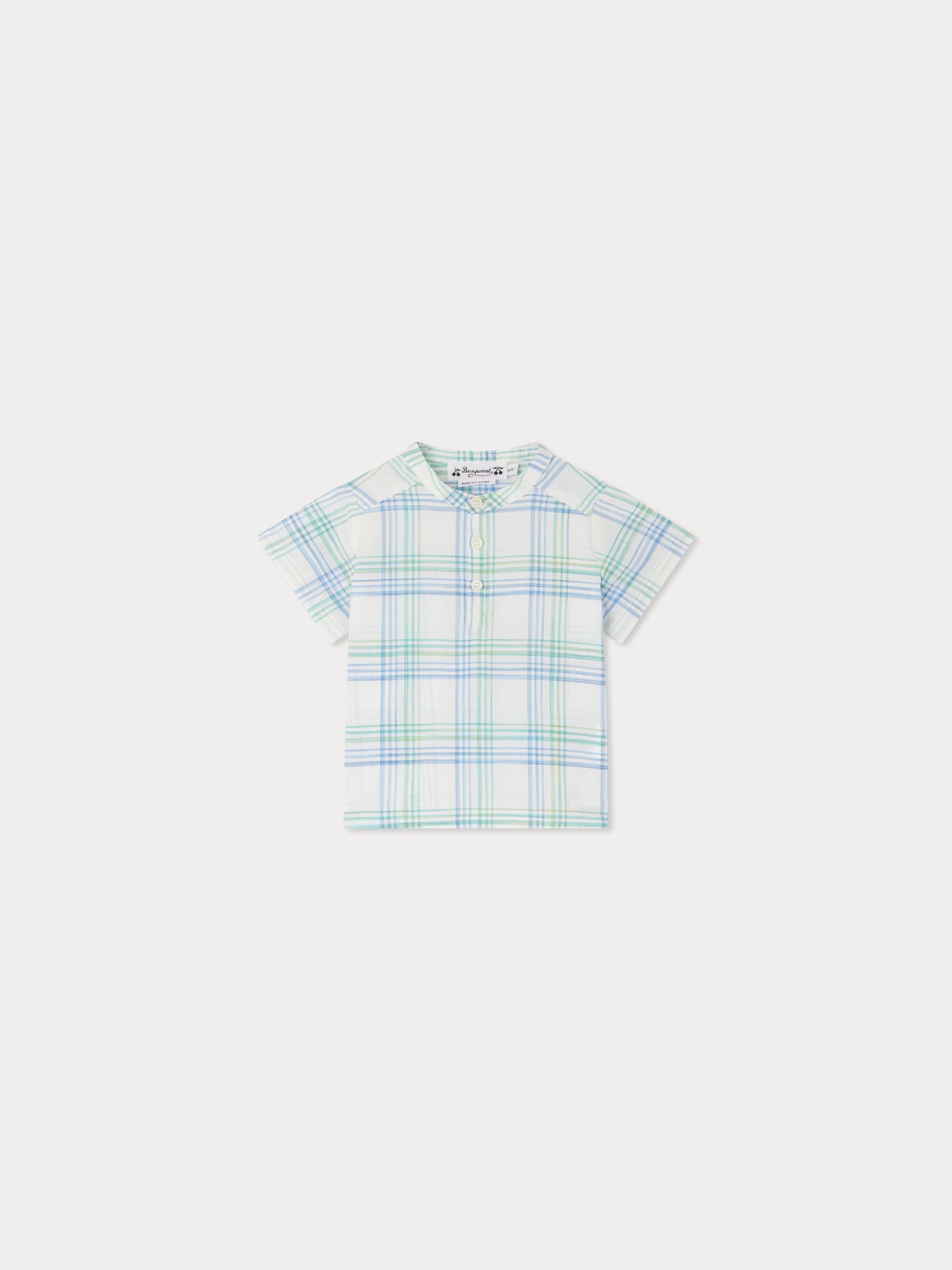 Cesari shirt in blue checks