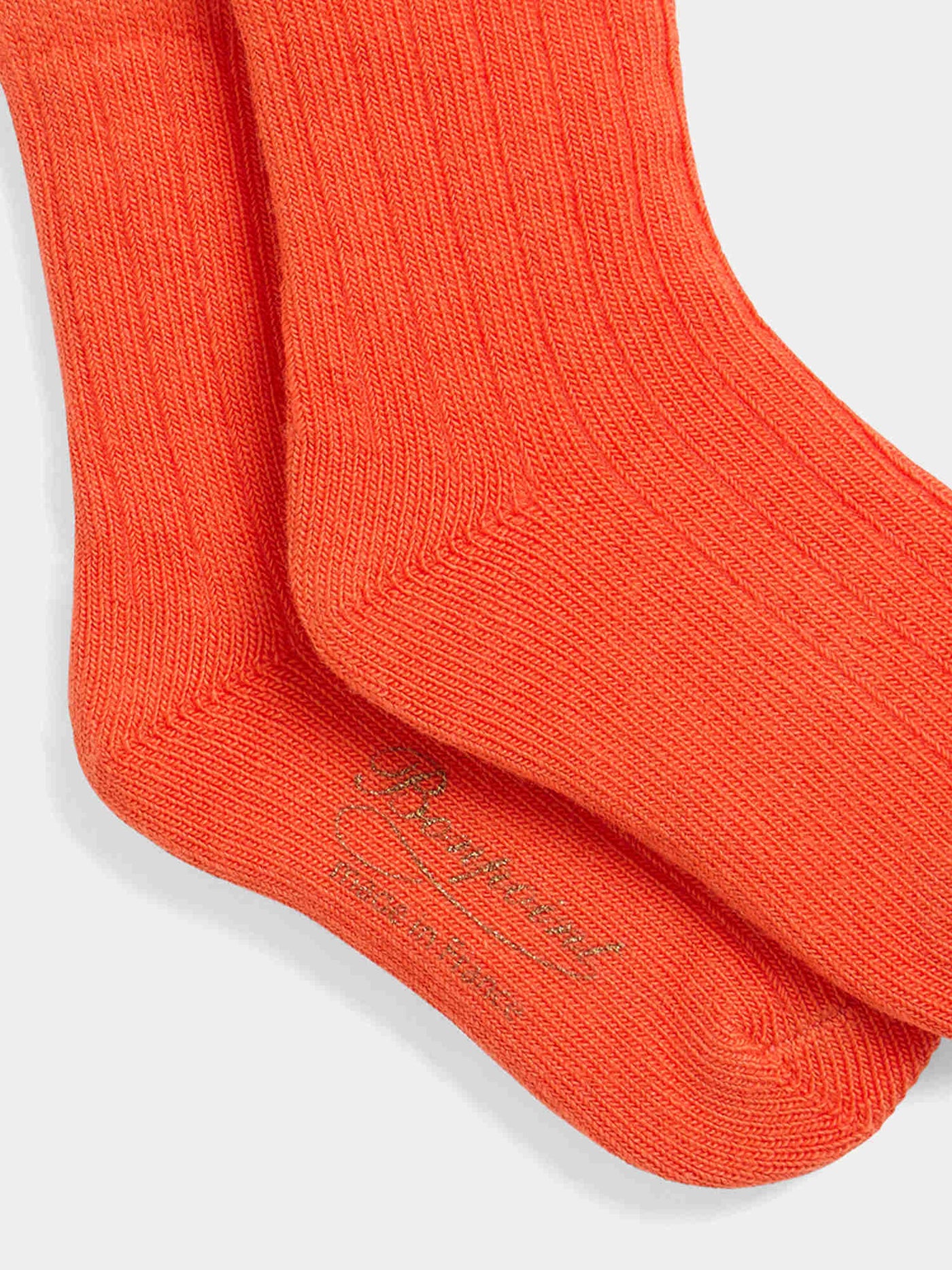 Elwen plain orange socks