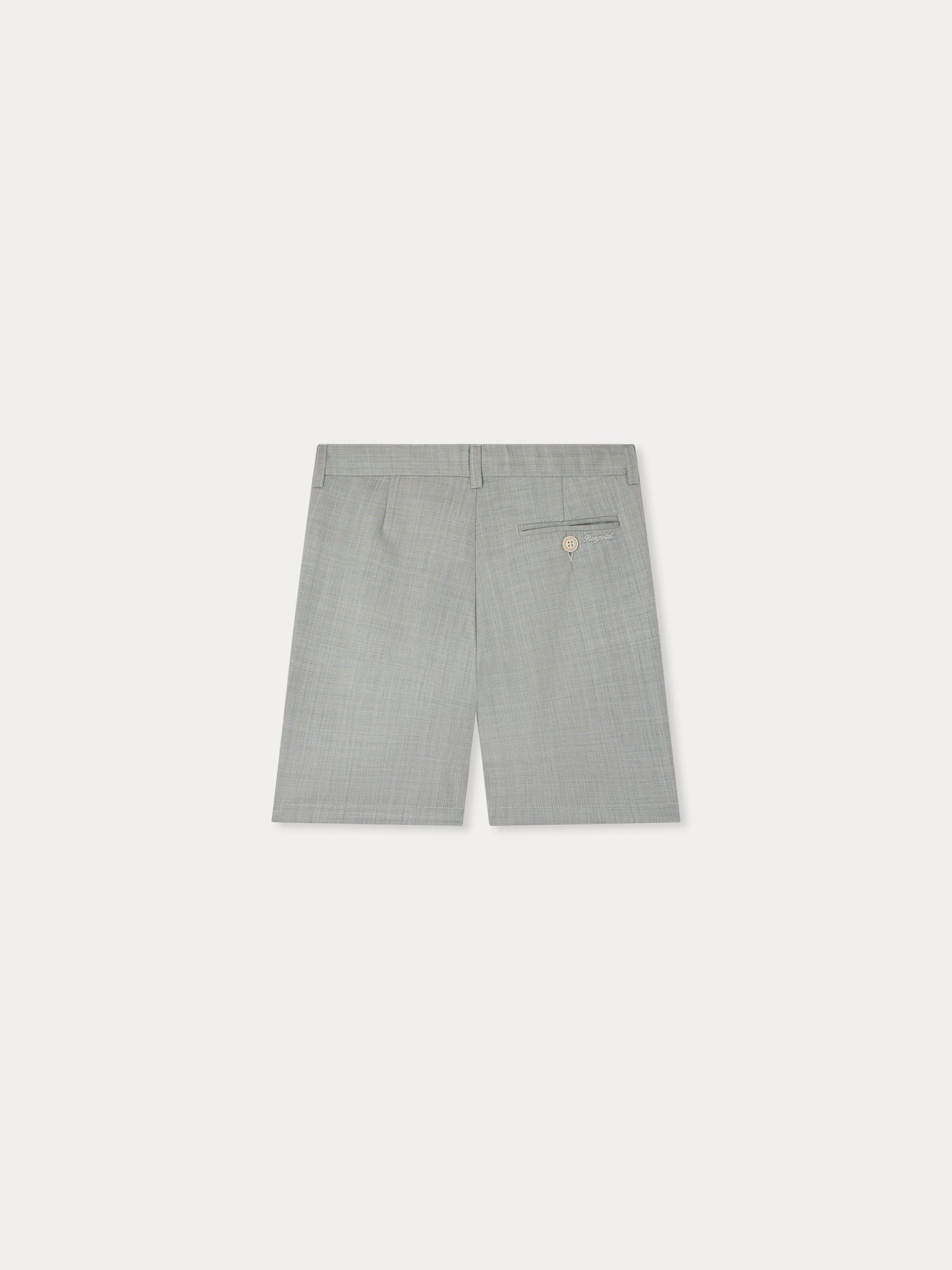 Charles suit Bermuda shorts with pleats