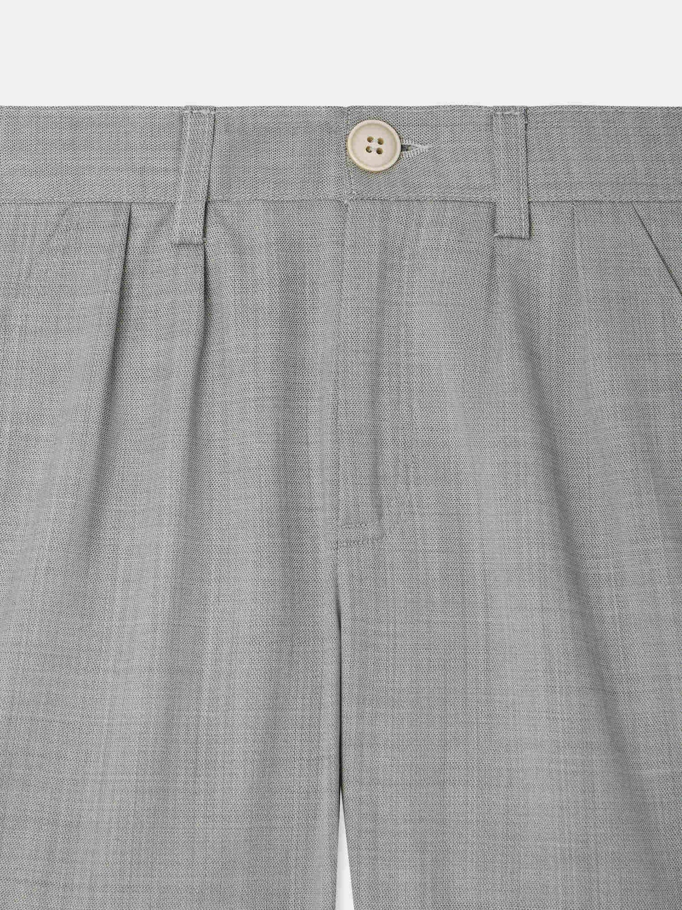 Charles suit Bermuda shorts with pleats