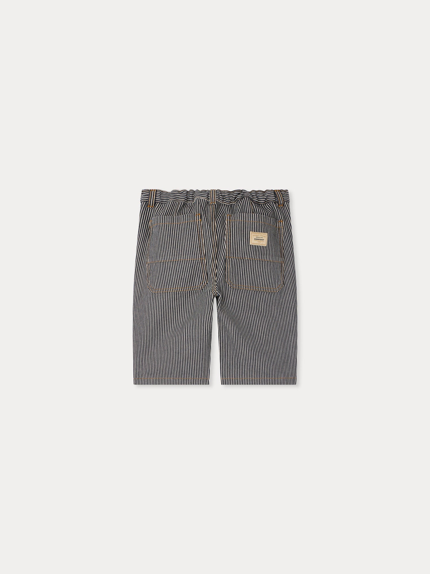 Levon striped shorts in organic cotton