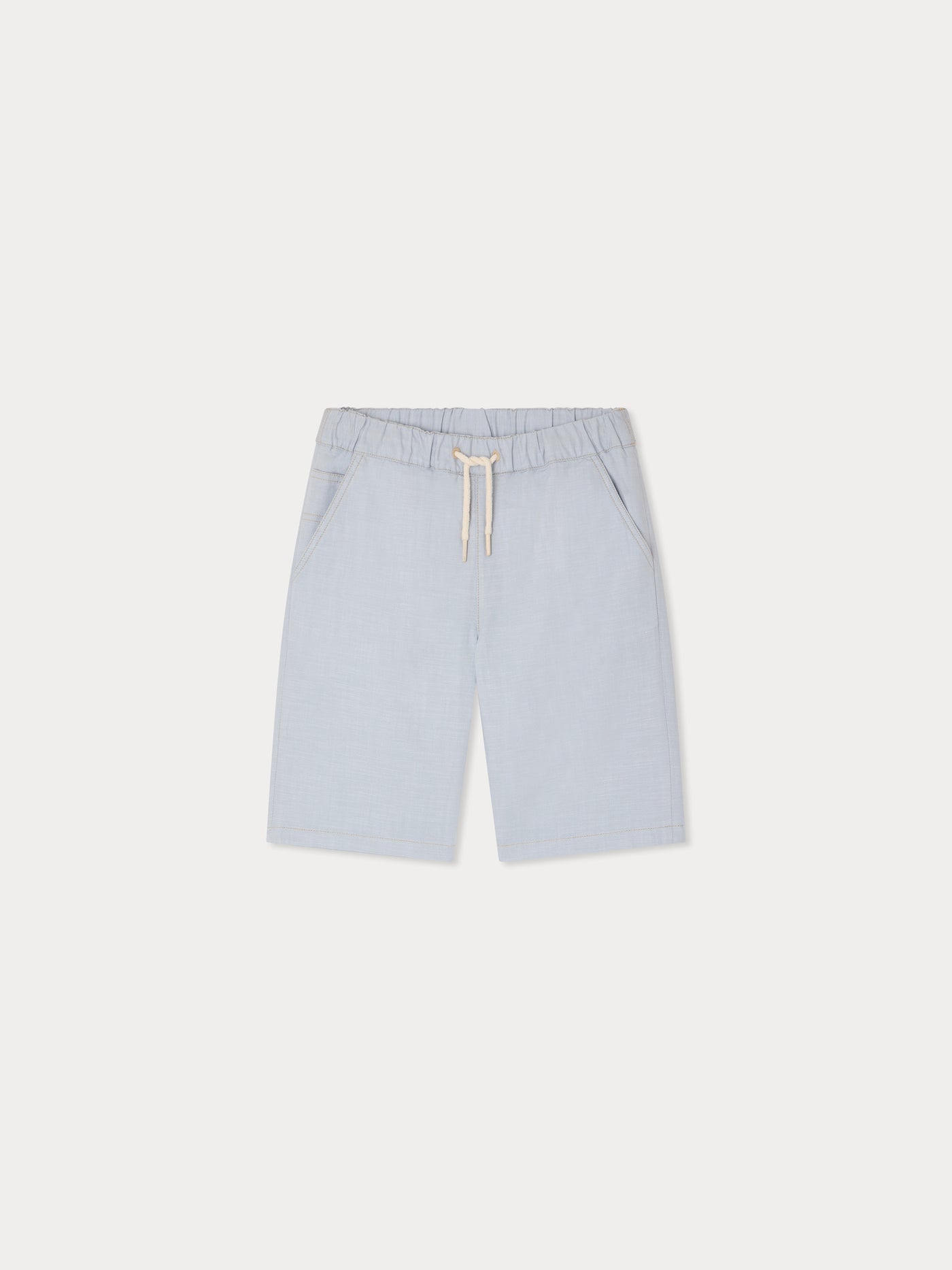 Elgar sky blue shorts in organic cotton