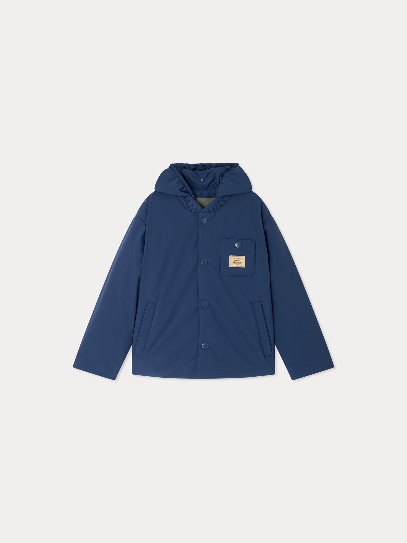 Laurent reversible and water-repellent quilted jacket