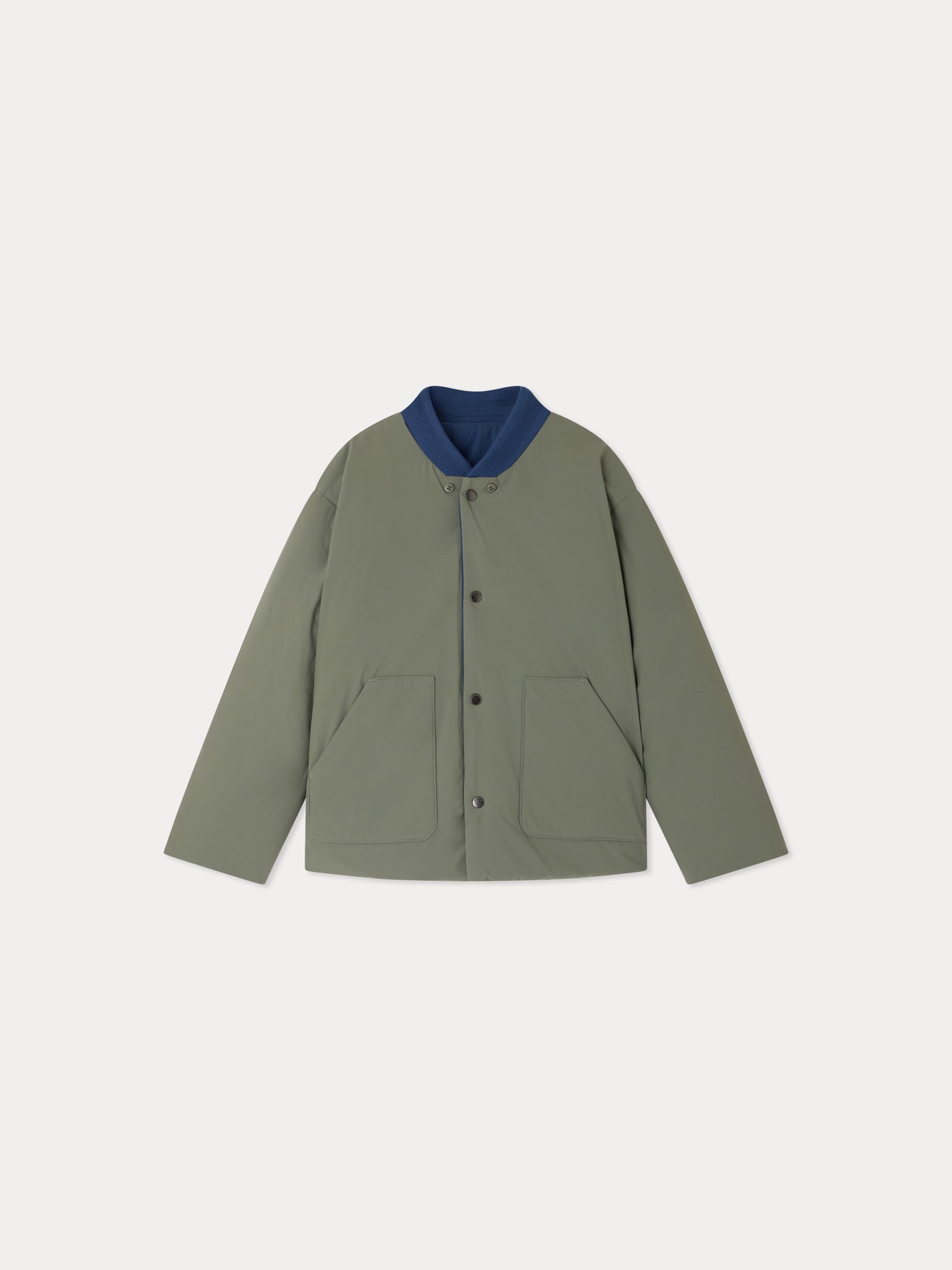 Laurent reversible and water-repellent quilted jacket
