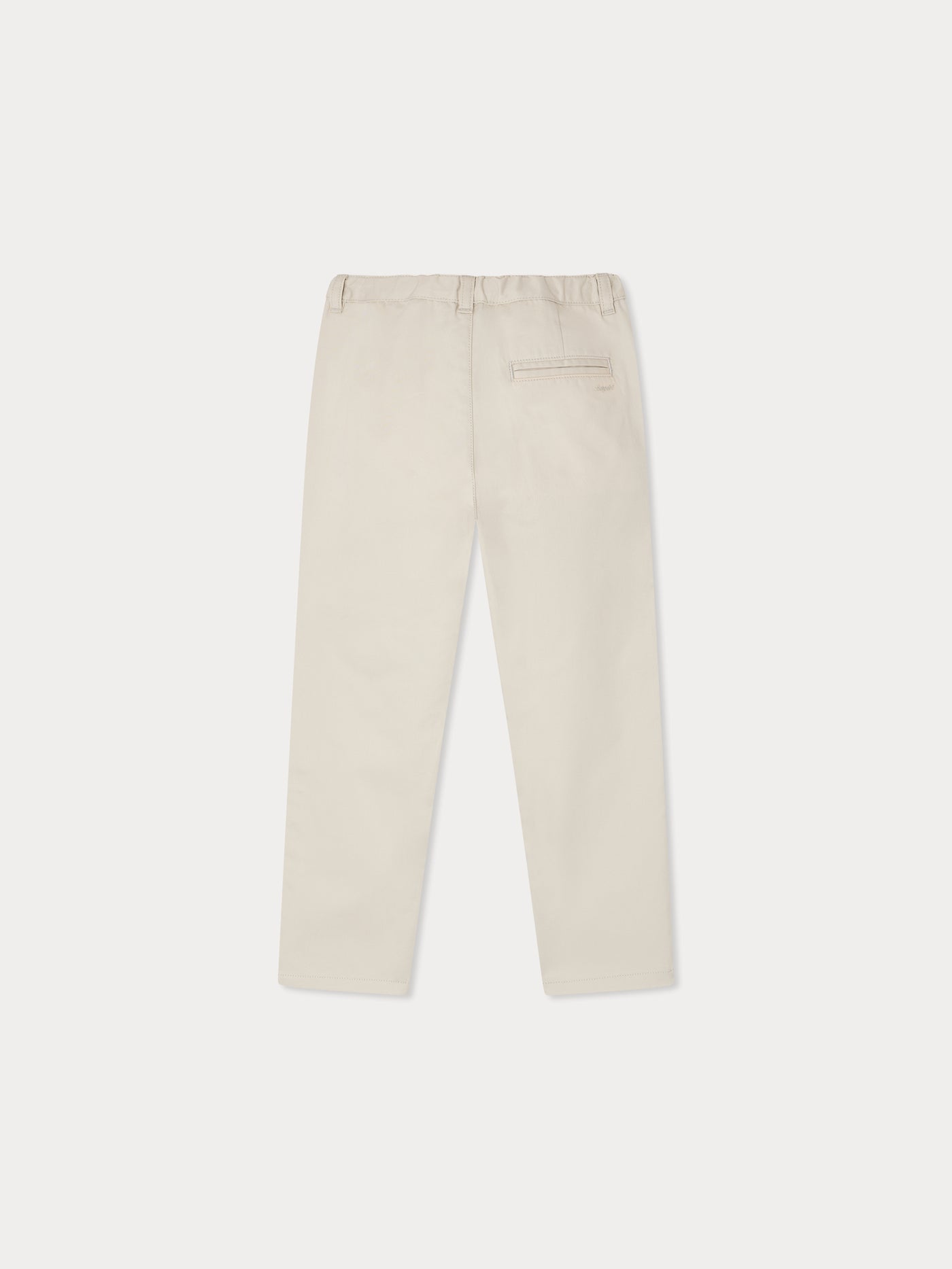 Stephen pleated chino trousers in organic cotton