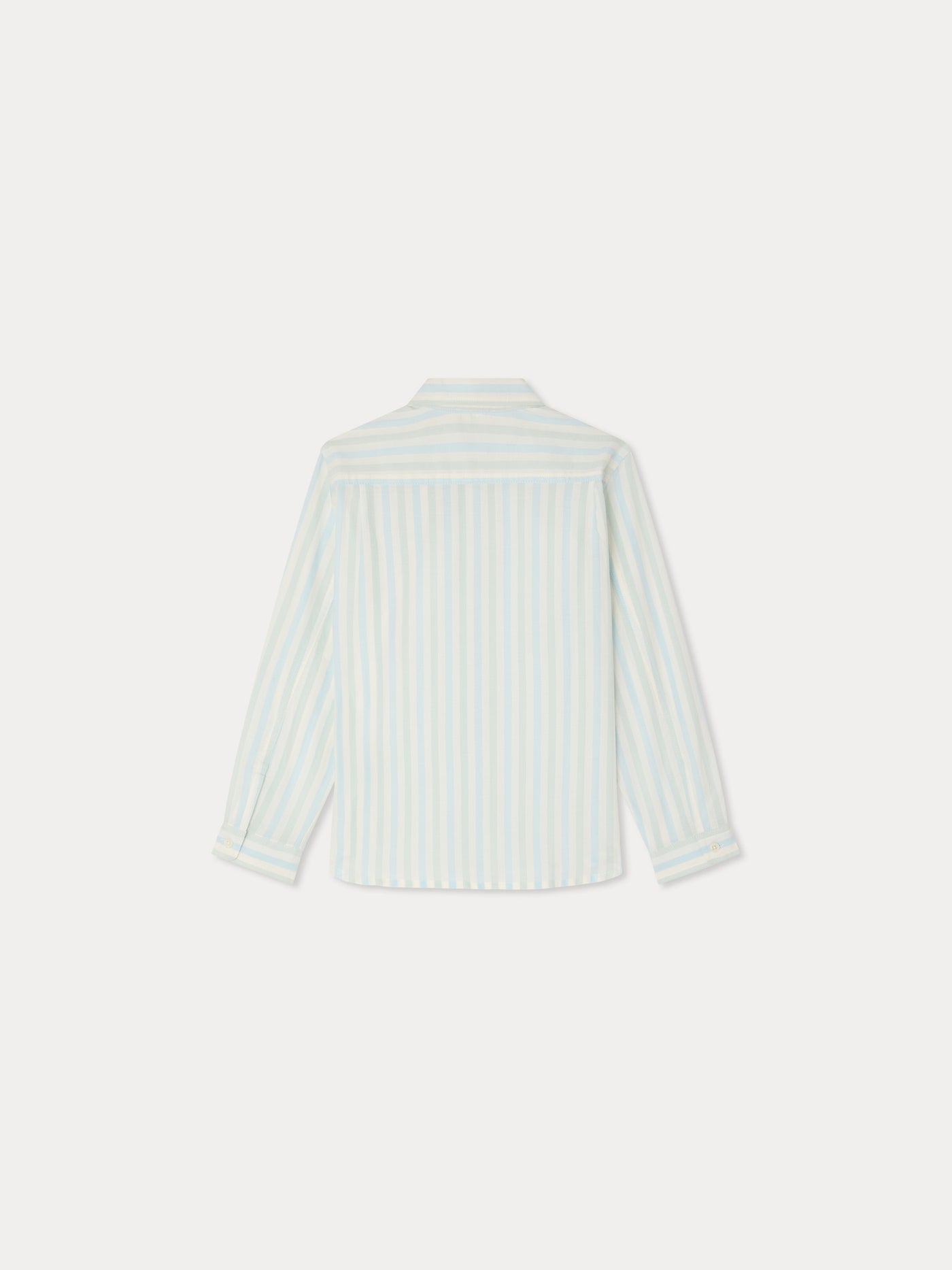 Linton striped shirt in organic cotton poplin