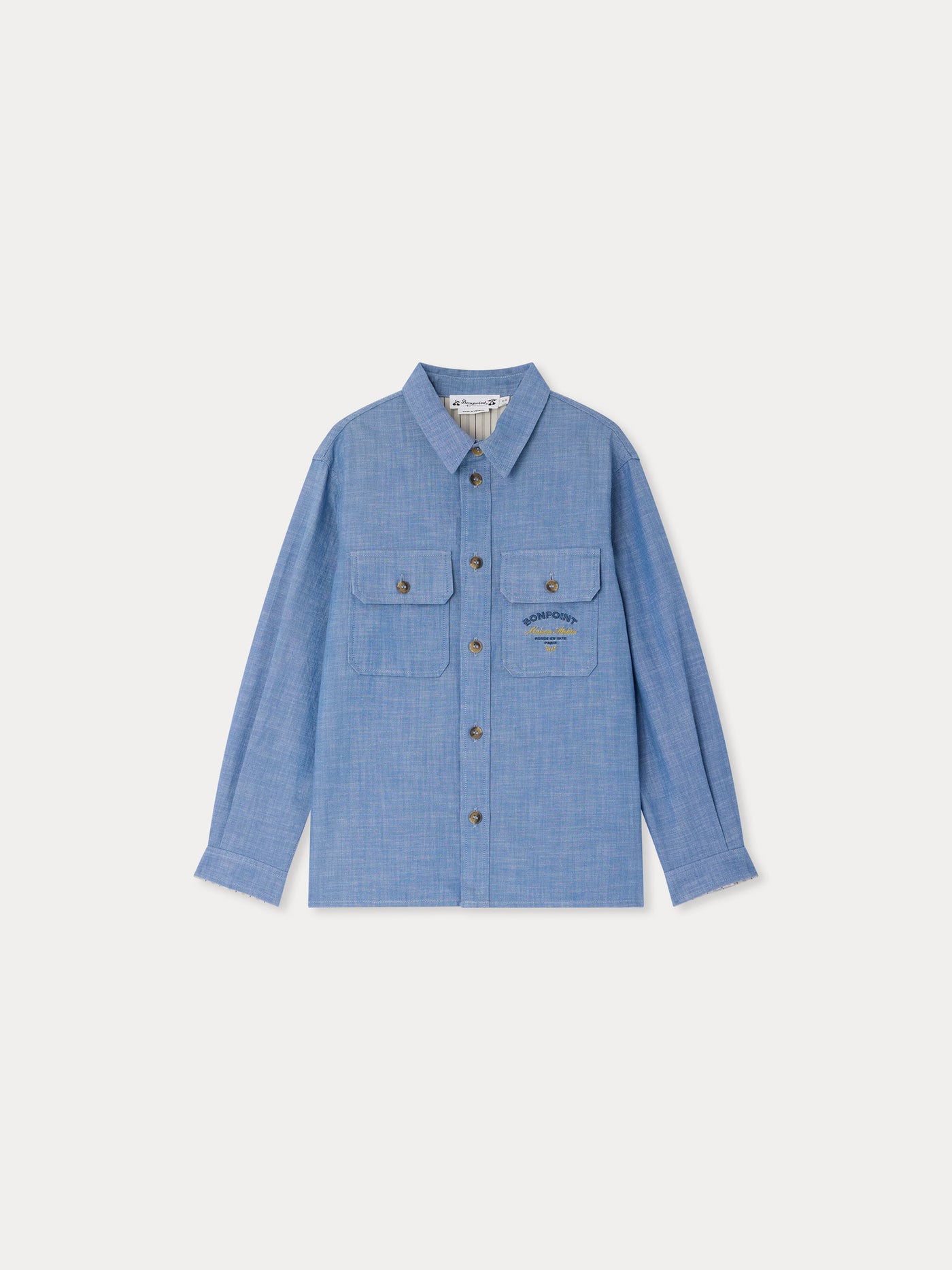 Eddy shirt in organic cotton chambray