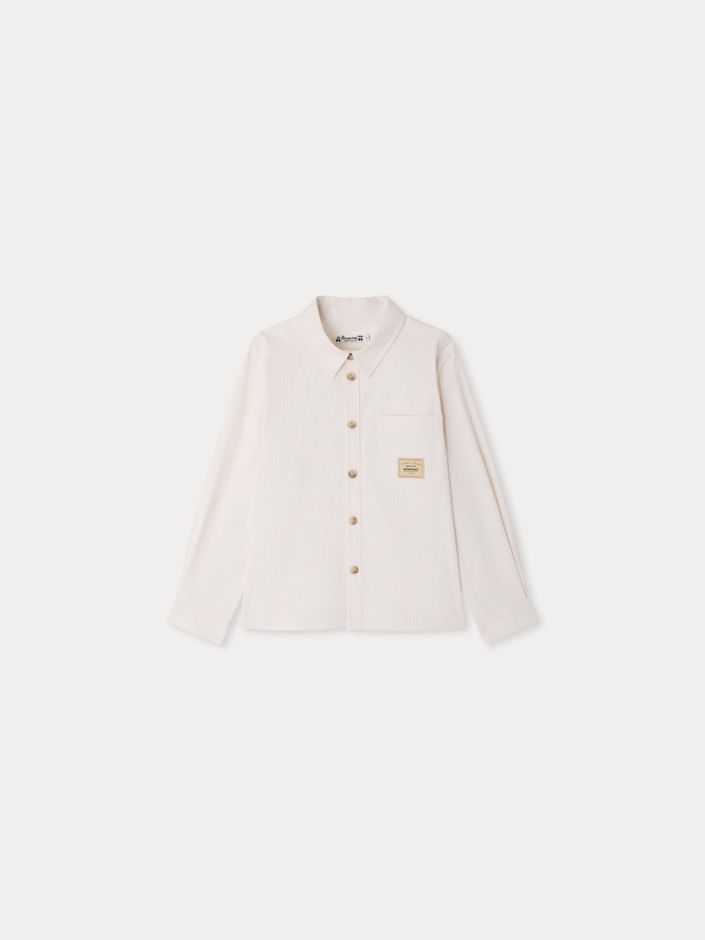 Lucan shirt in organic seersucker cotton
