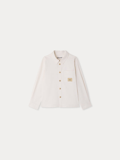 Lucan shirt in organic seersucker cotton