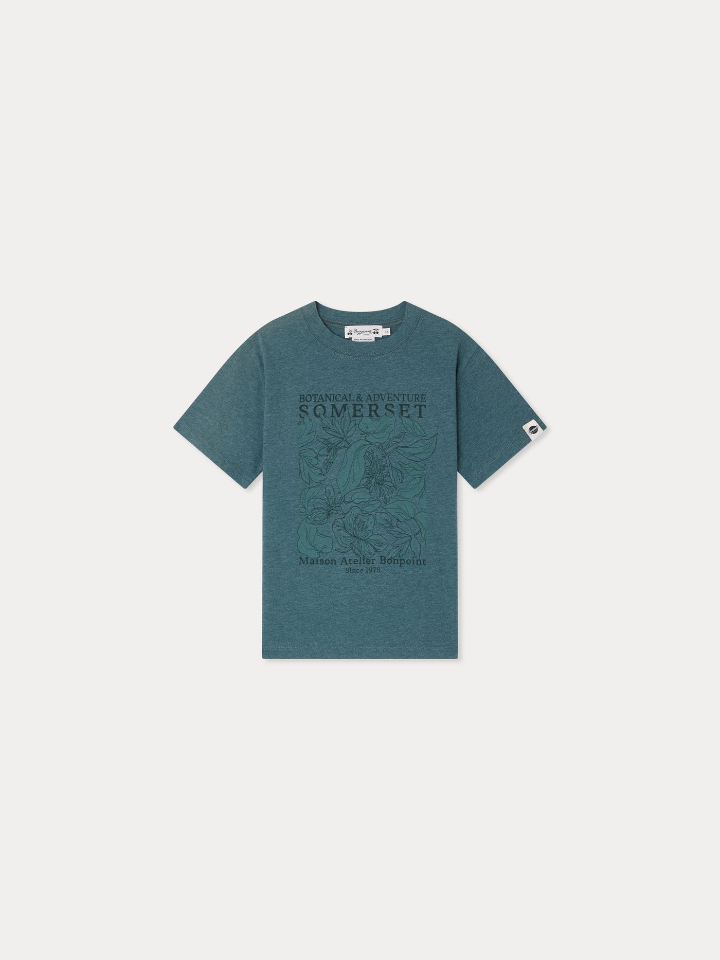 Thibald printed Somerset t-shirt in organic cotton