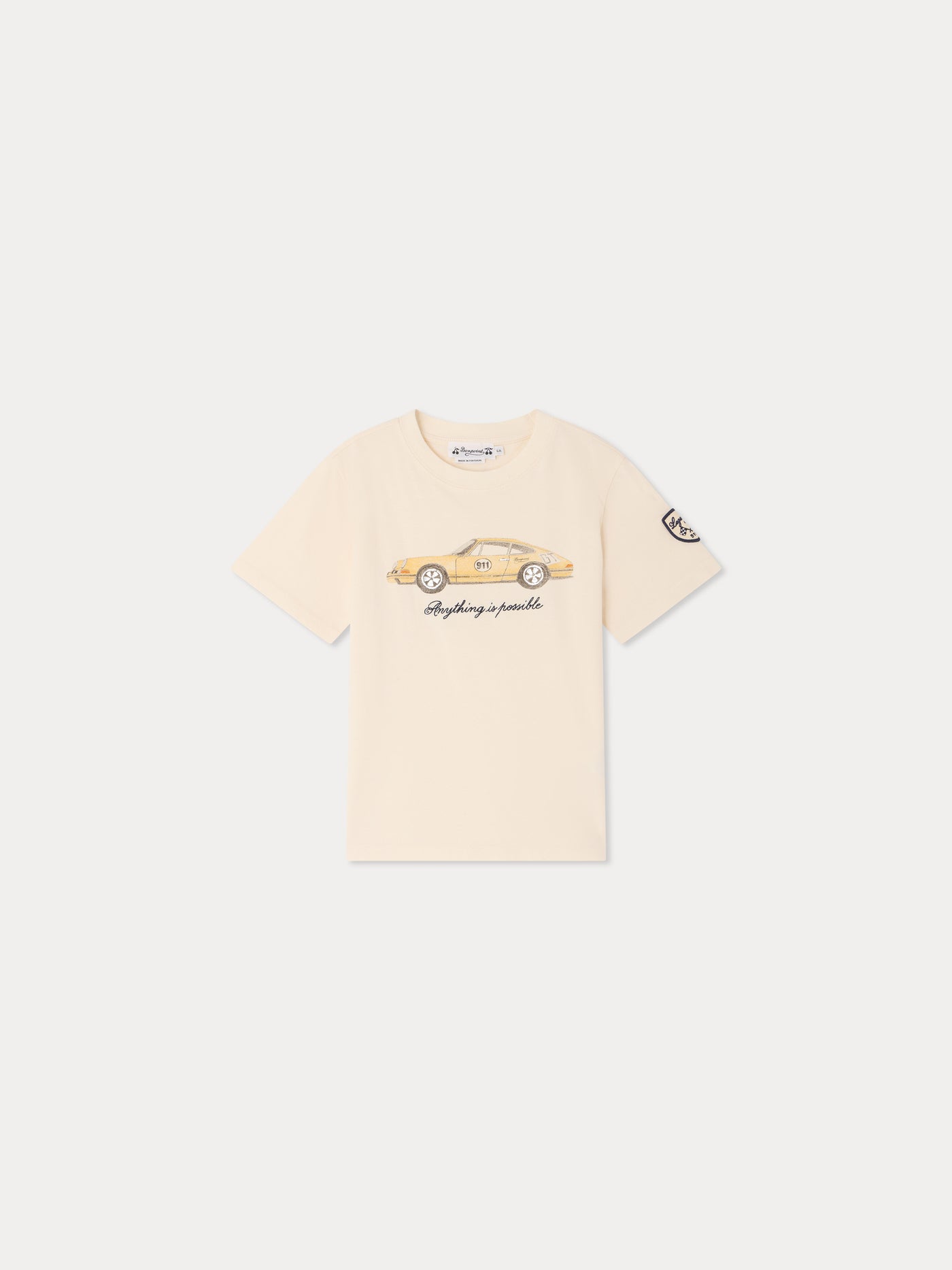 Bonpoint x Porsche Thibald printed organic cotton T-shirt