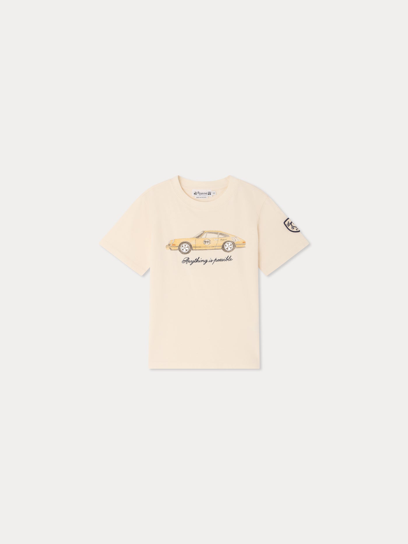 Bonpoint x Porsche Thibald printed organic cotton T-shirt
