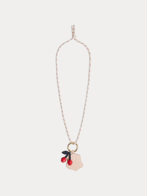 Bonpoint x Maison Kitsuné Liliane leather necklace